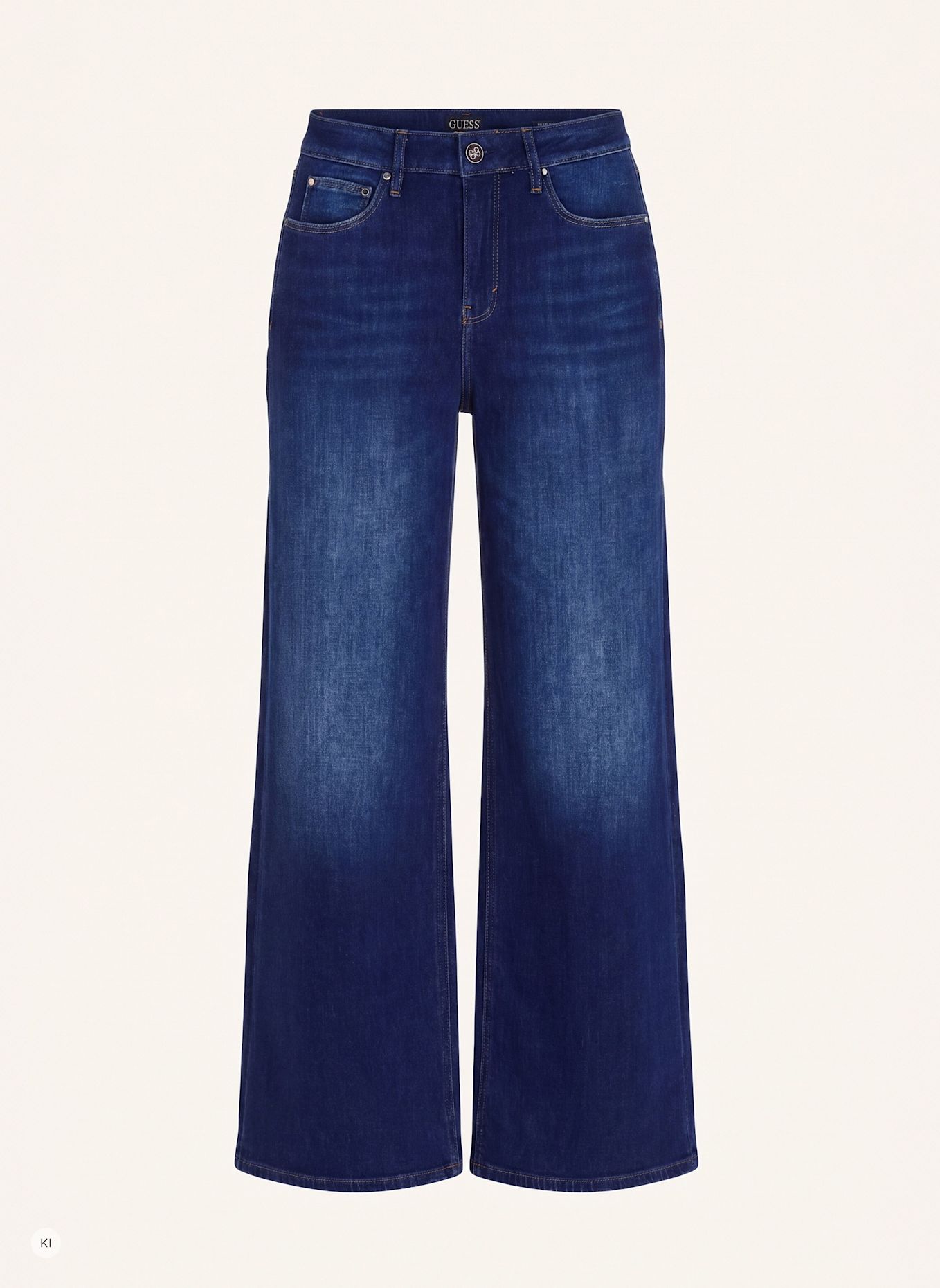 GUESS Wide Leg BELLFLOWER: DUNKELBLAU