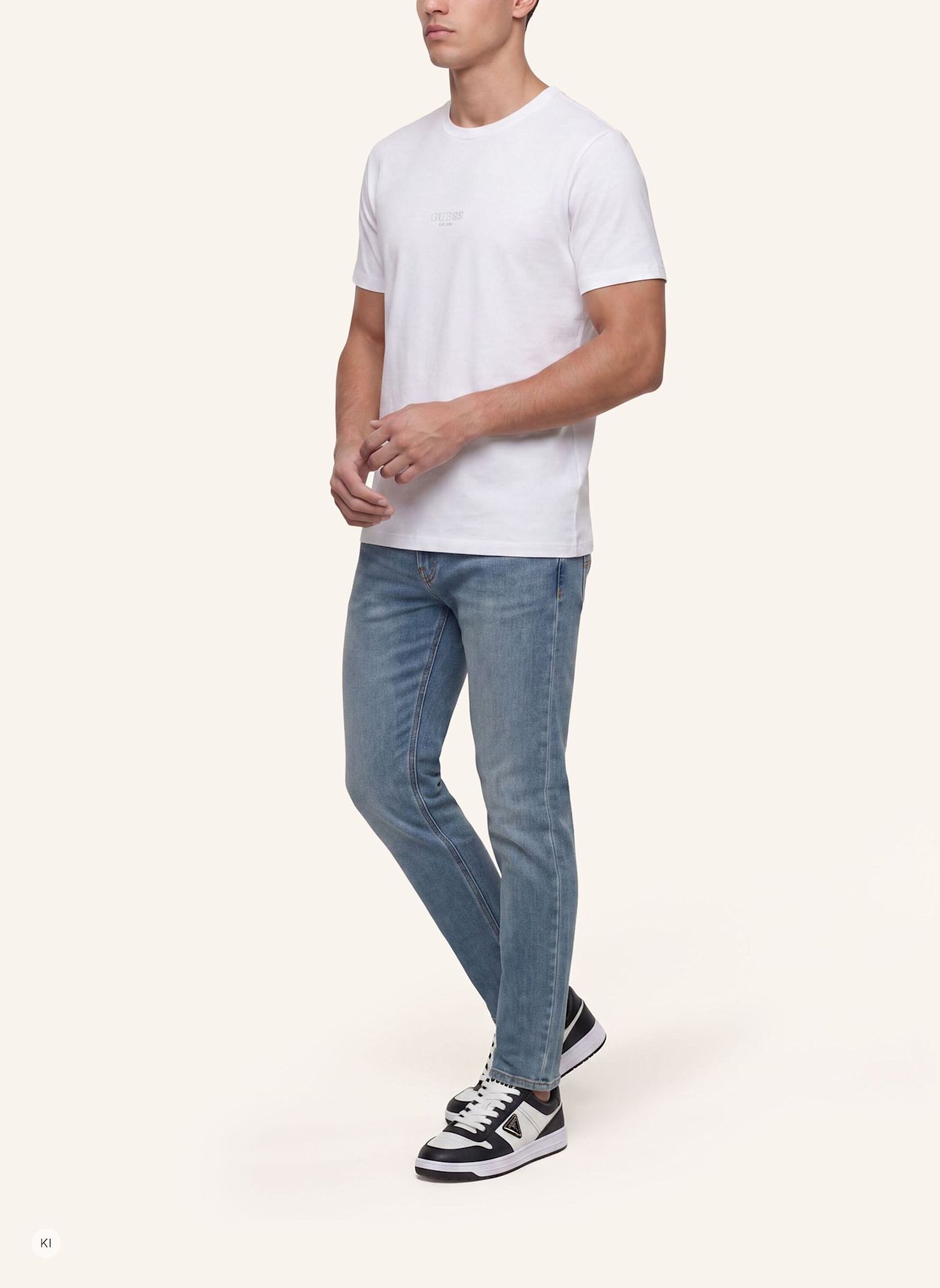 GUESS T-Shirt: WEISS