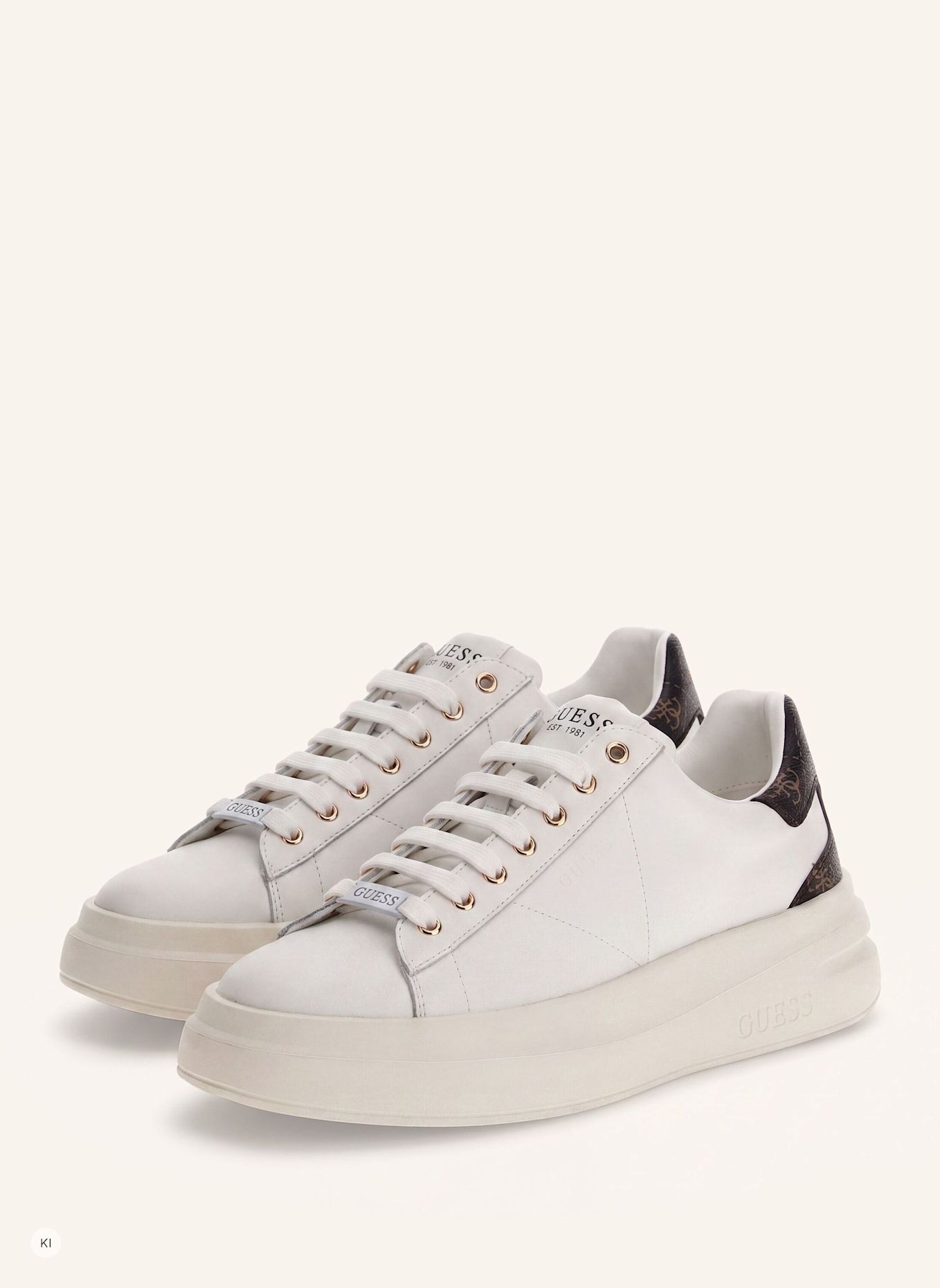 GUESS Court Sneaker ELBA: BRAUN