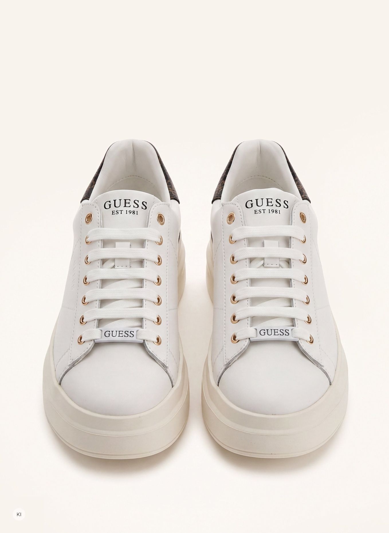 GUESS Court Sneaker ELBA: BRAUN