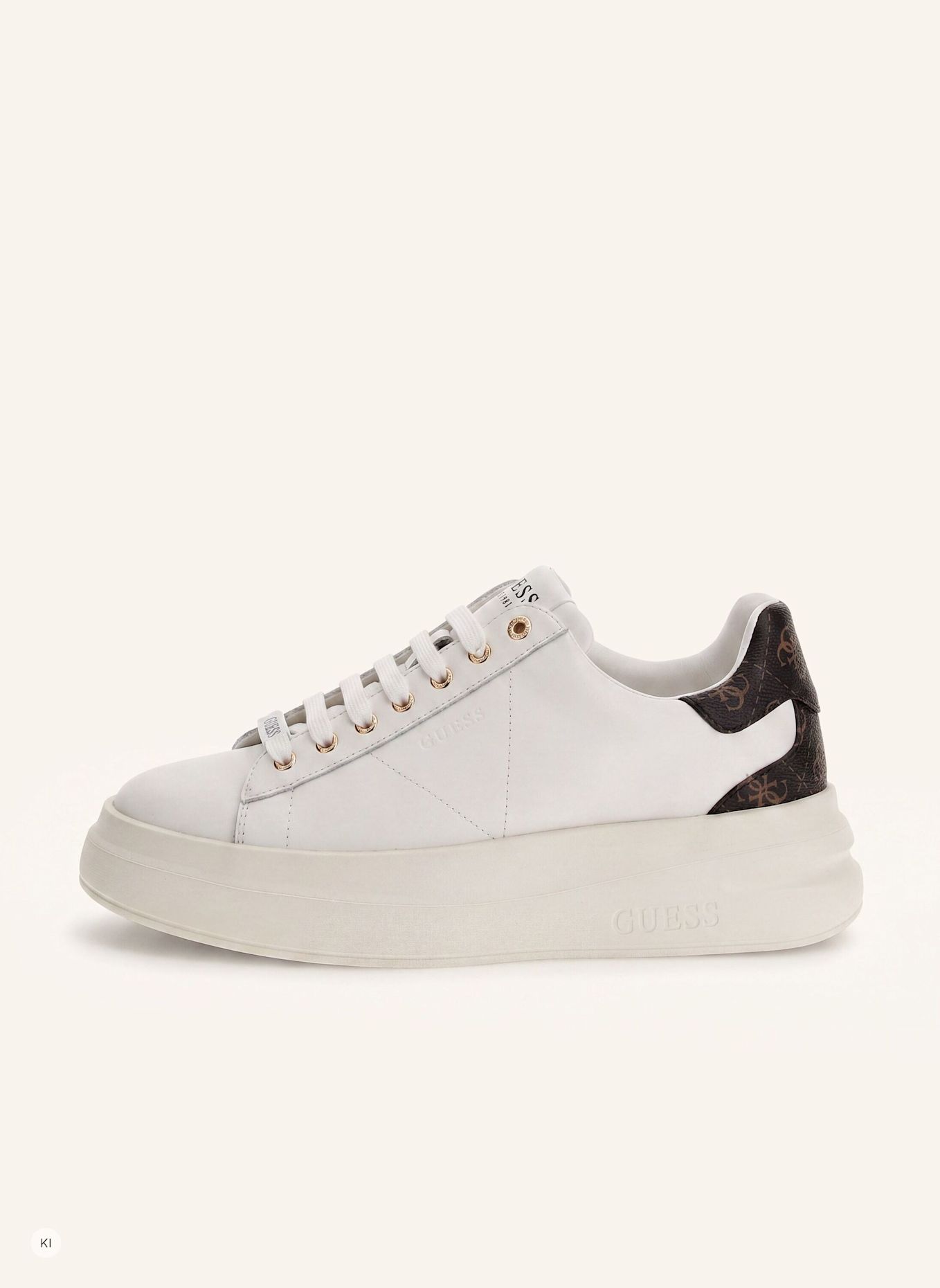 GUESS Court Sneaker ELBA: BRAUN