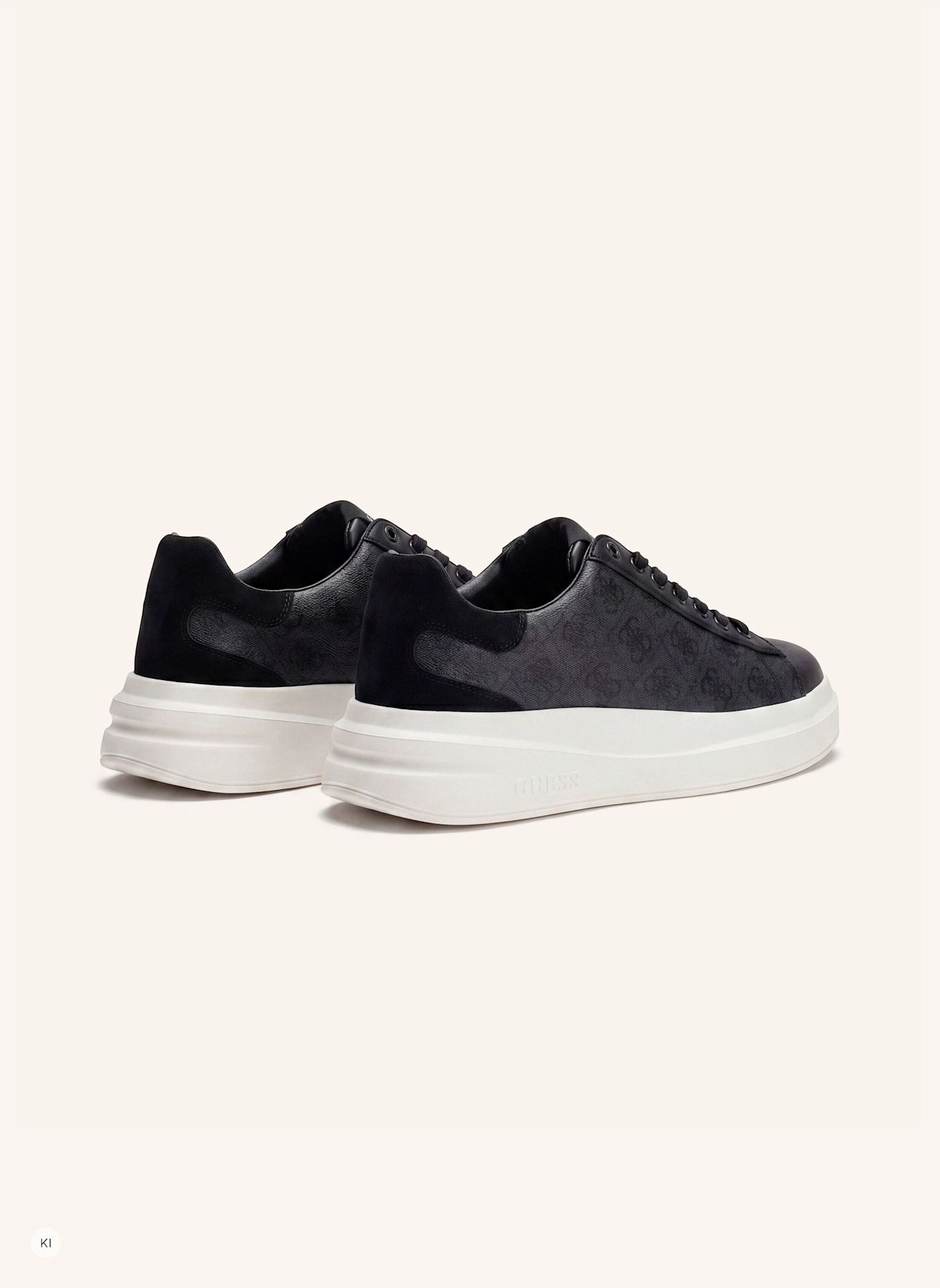 GUESS Court Sneaker ELBA: SCHWARZ