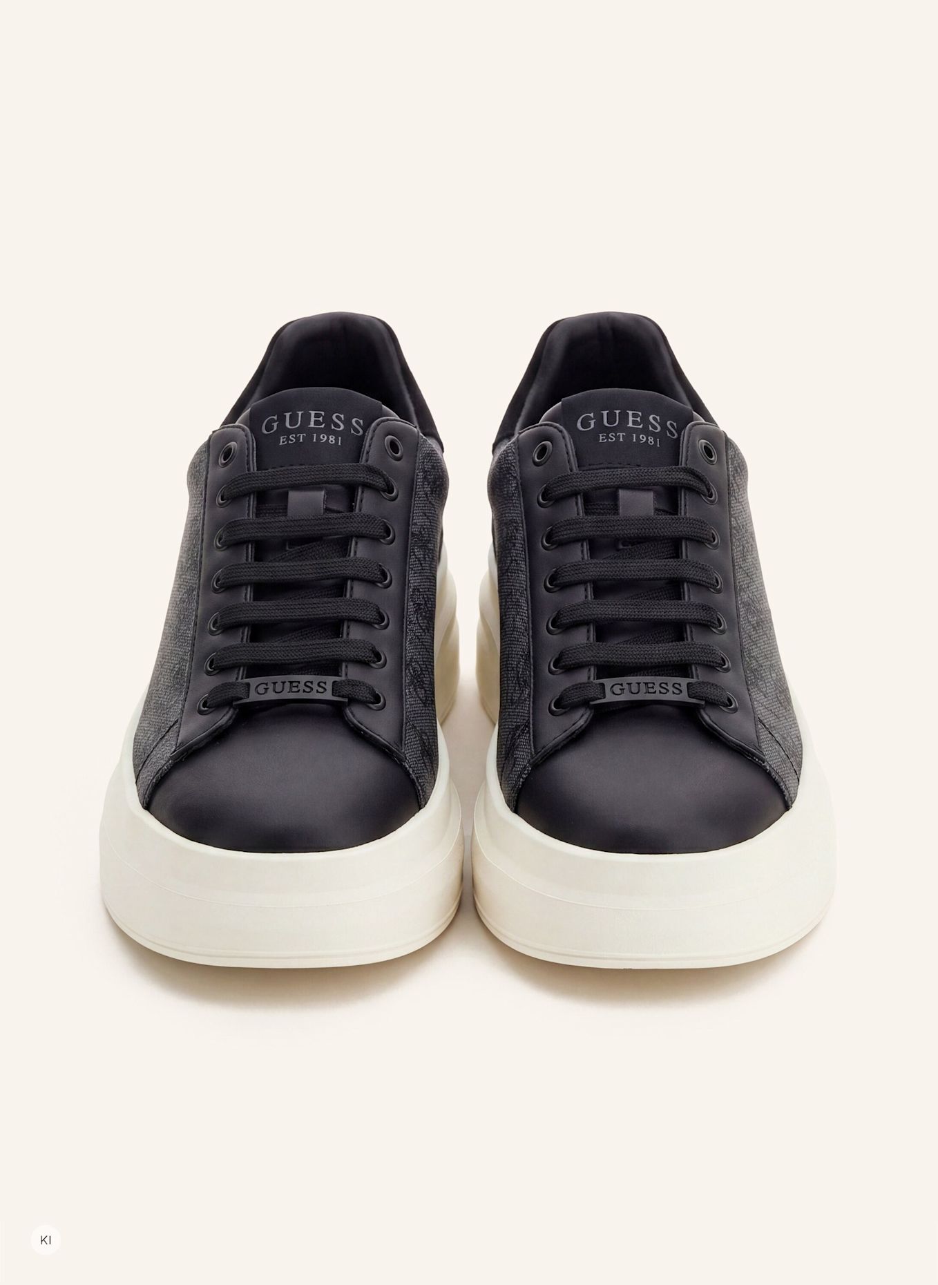 GUESS Court Sneaker ELBA: SCHWARZ