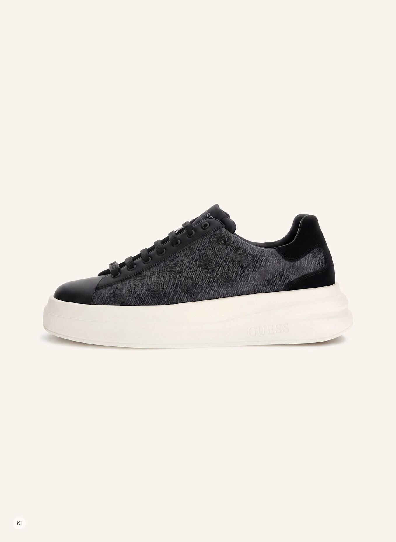 GUESS Court Sneaker ELBA: SCHWARZ