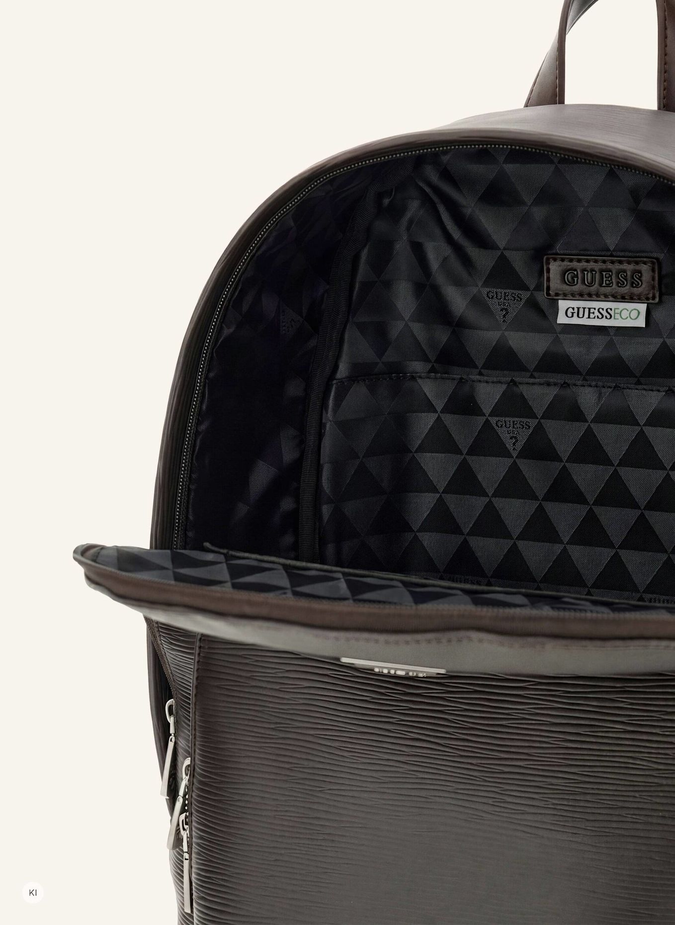 GUESS Tagesrucksack MILANO: DUNKELBRAUN