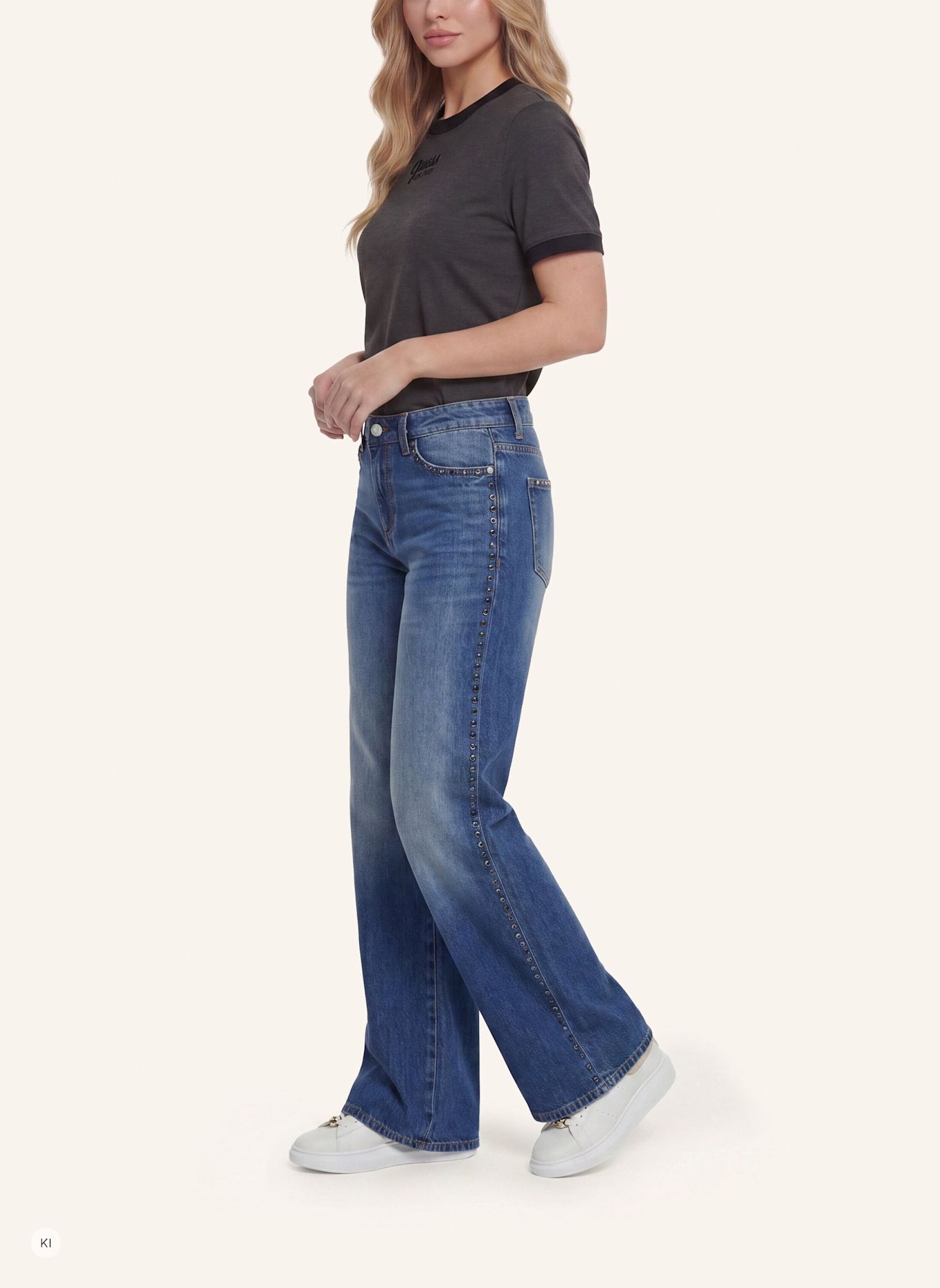 GUESS Wide Leg: BLAU