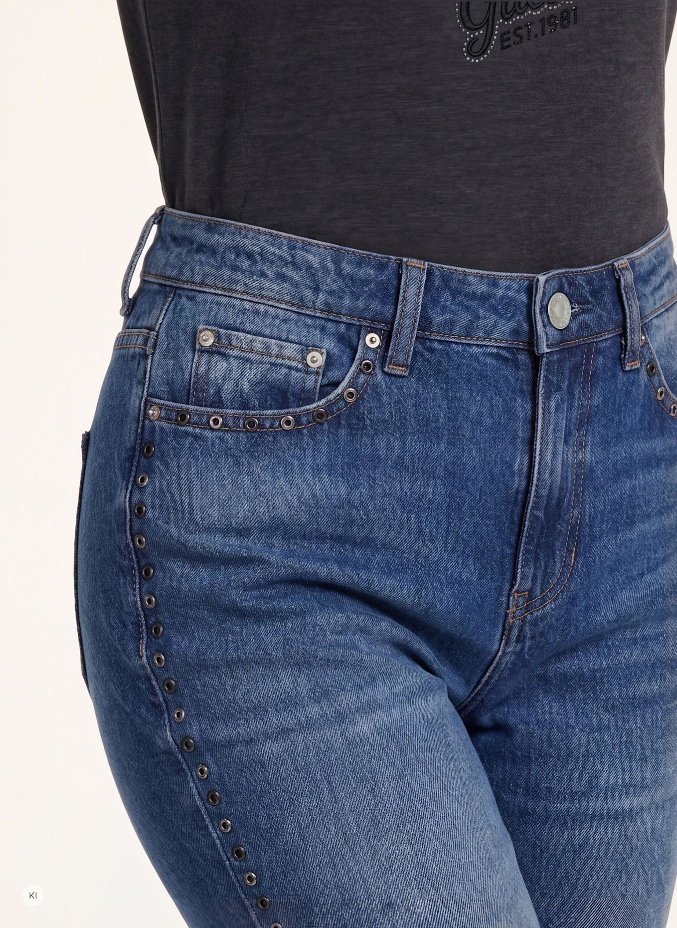 GUESS Wide Leg: BLAU