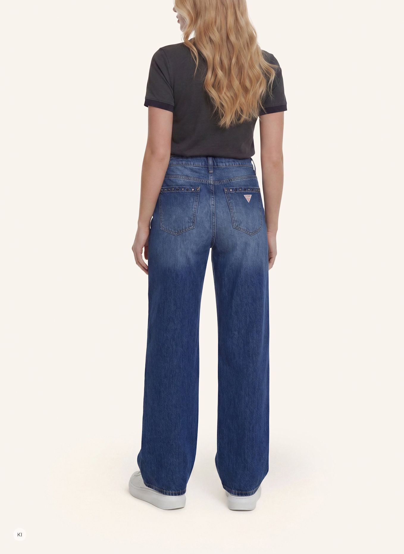 GUESS Wide Leg: BLAU