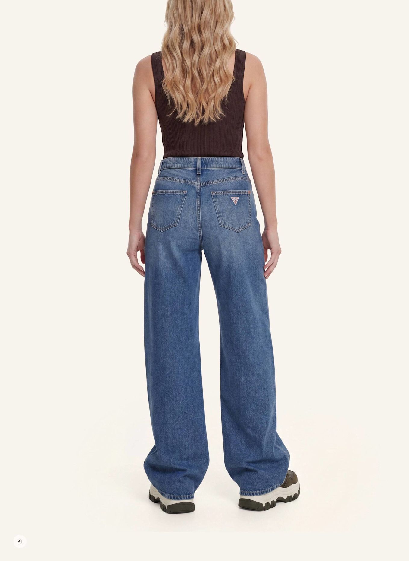GUESS Wide Leg: BLAU
