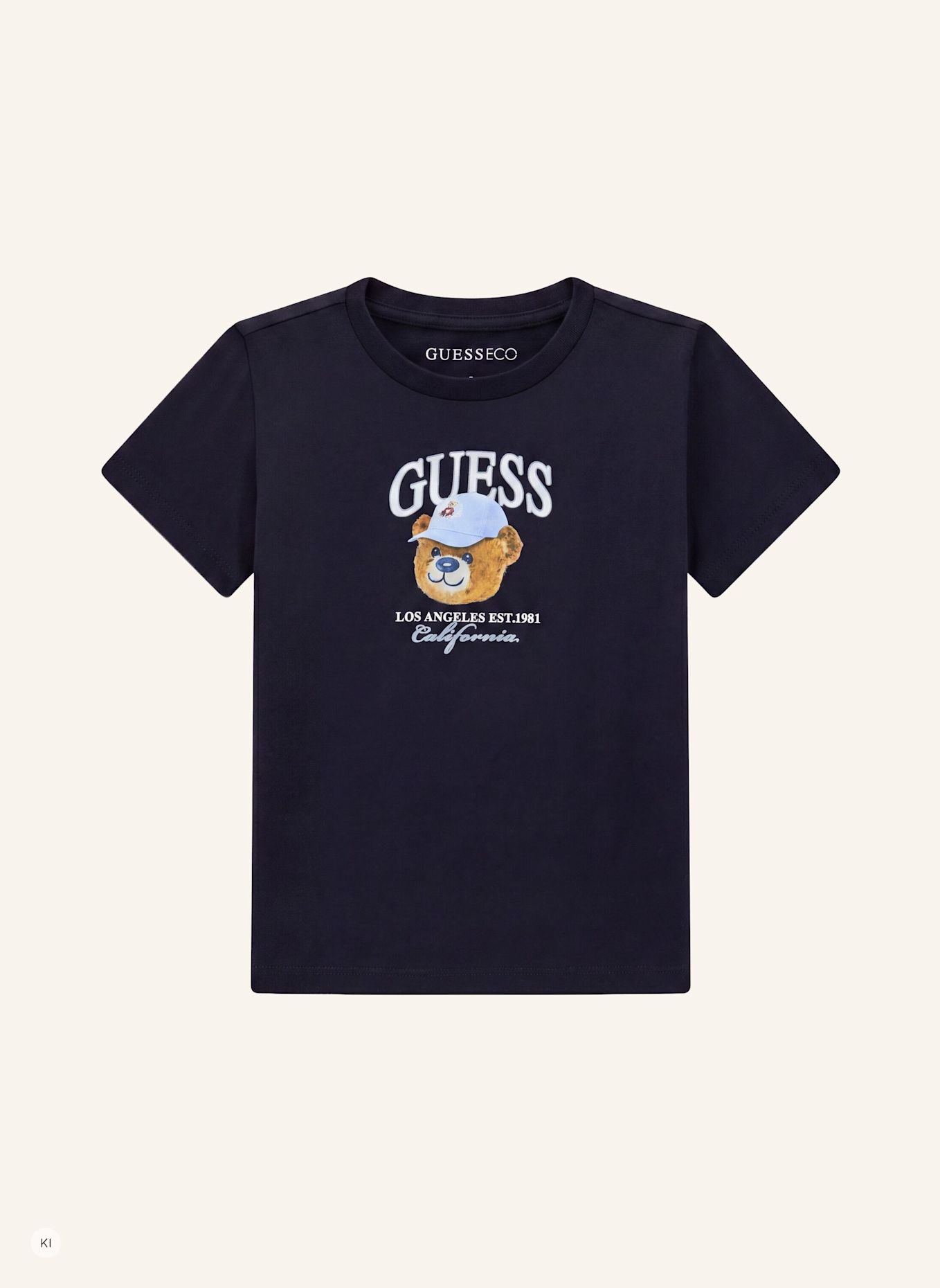 GUESS T-Shirt: DUNKELBLAU