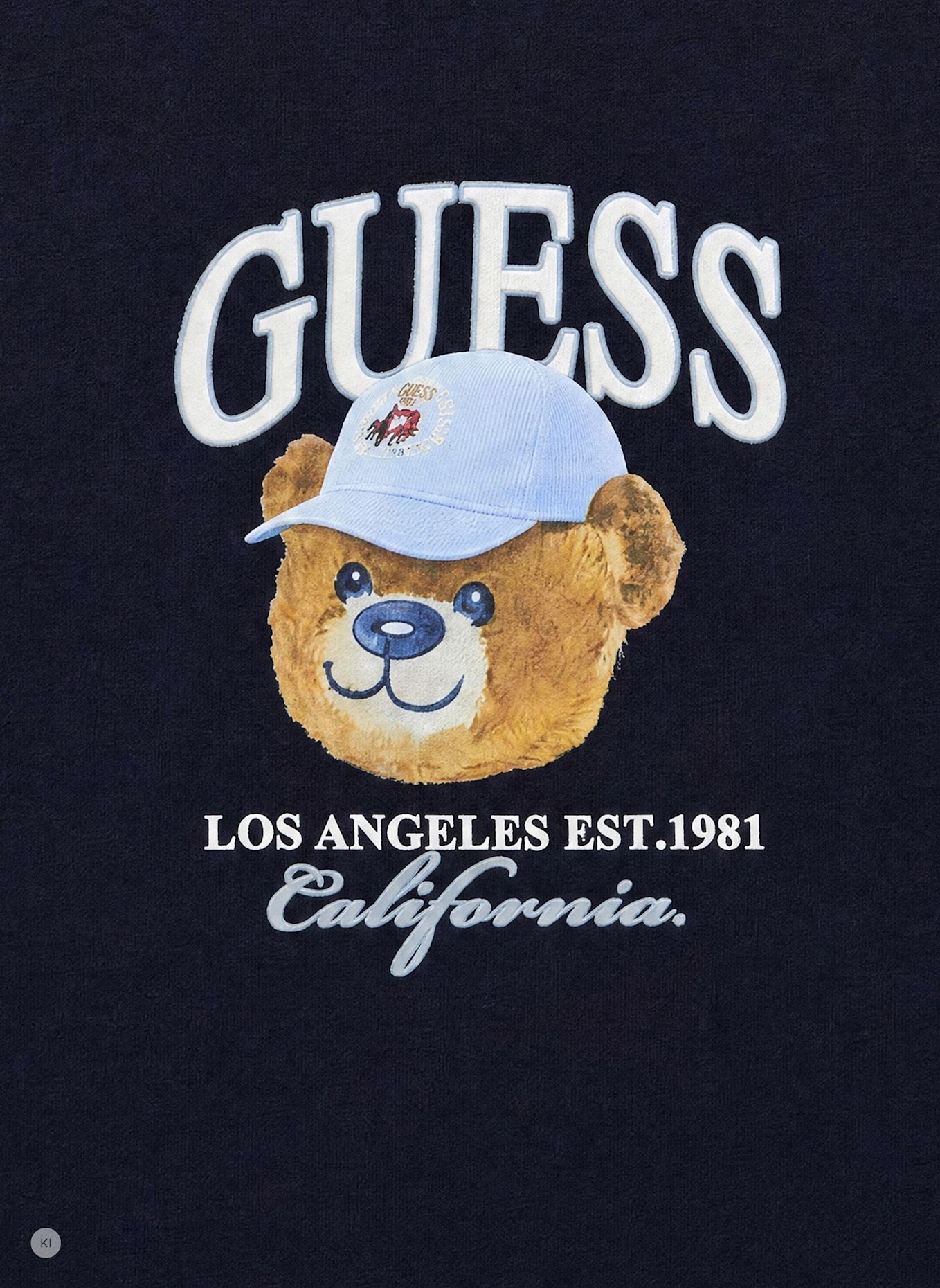 GUESS T-Shirt: DUNKELBLAU
