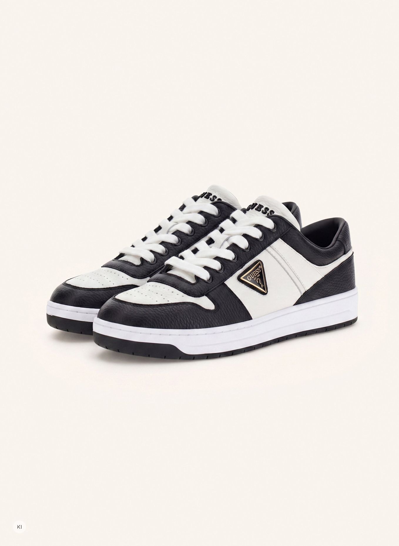 GUESS Court Sneaker UDDENT: SCHWARZ