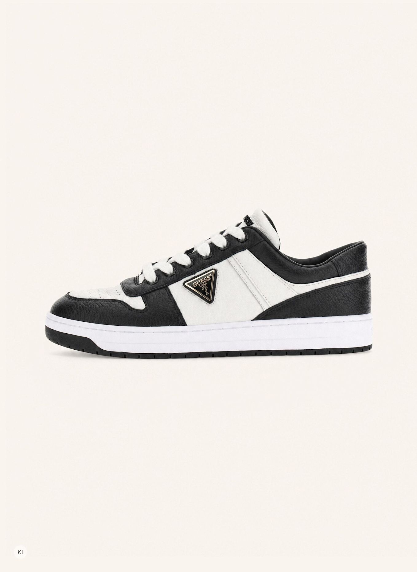 GUESS Court Sneaker UDDENT: SCHWARZ