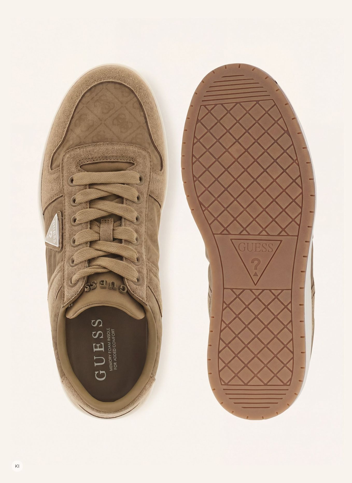 GUESS Court Sneaker UDDENT: GOLD