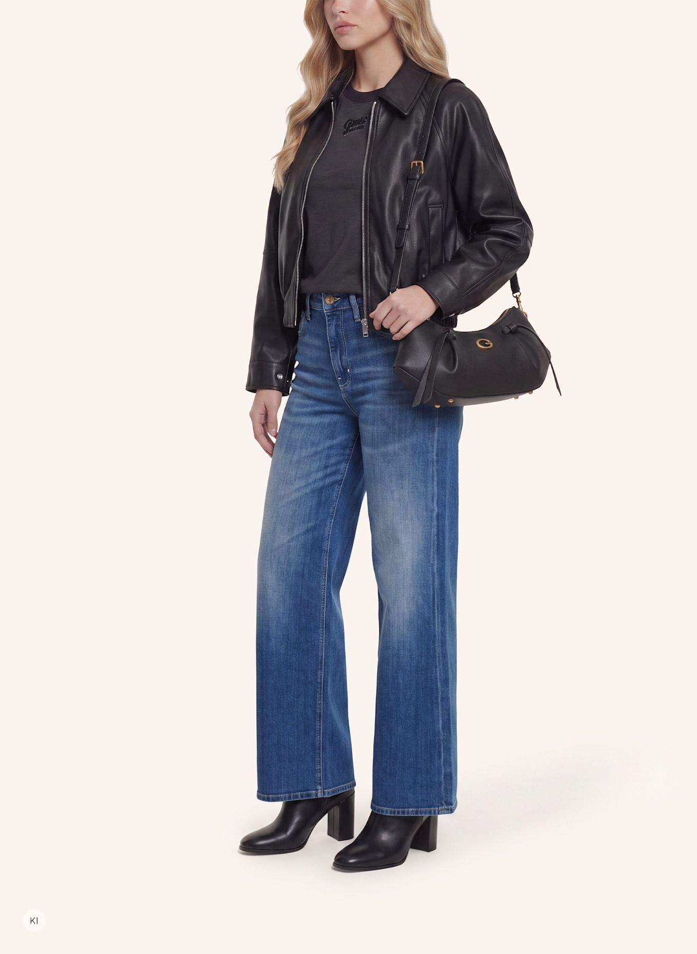 GUESS Handtasche: SCHWARZ
