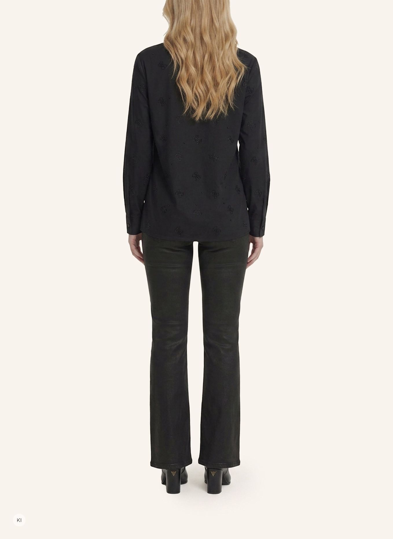 GUESS Bluse: SCHWARZ
