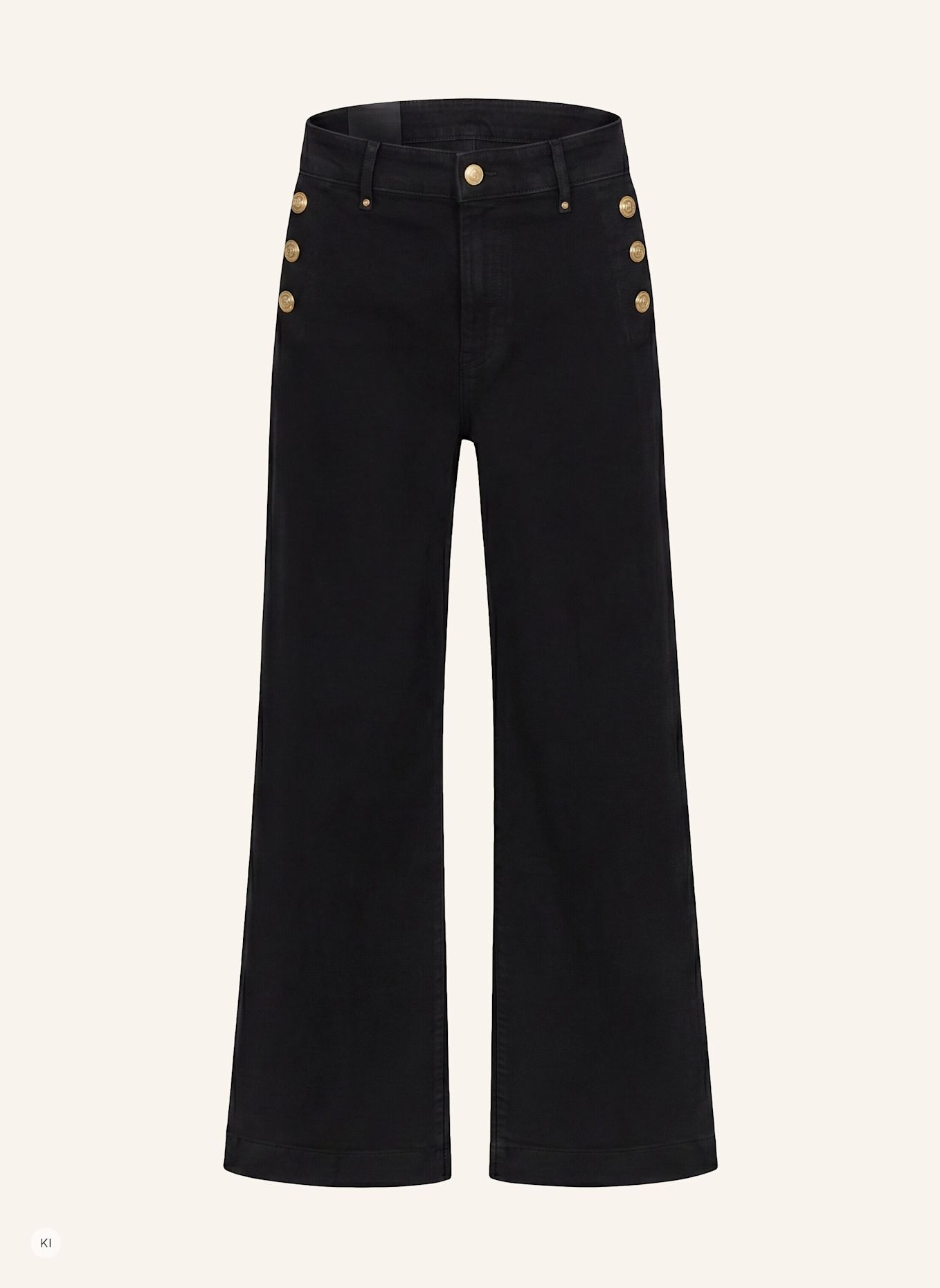 GUESS Wide Leg: SCHWARZ
