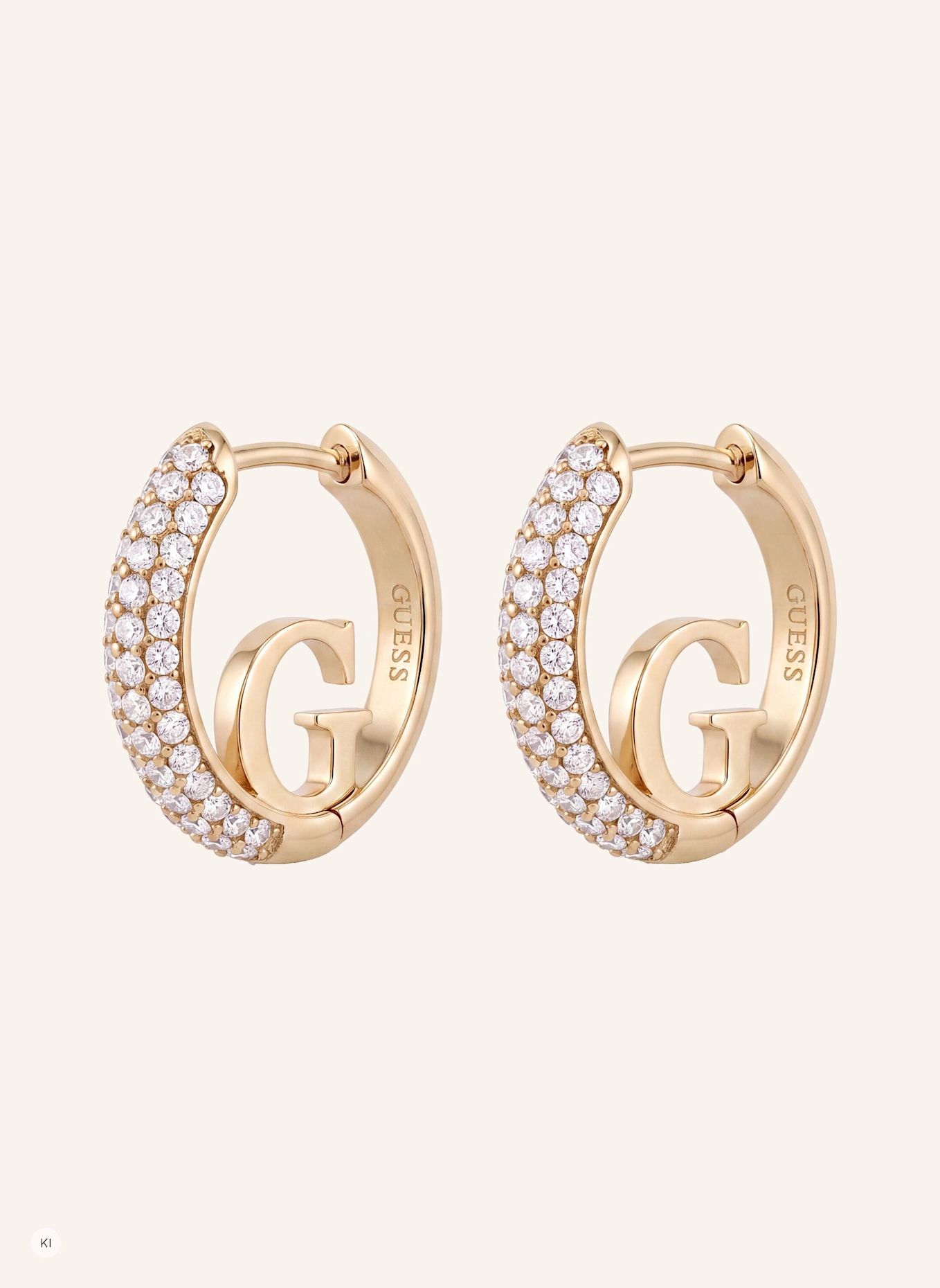 GUESS Creolen CRAZY EARRINGS: GOLD