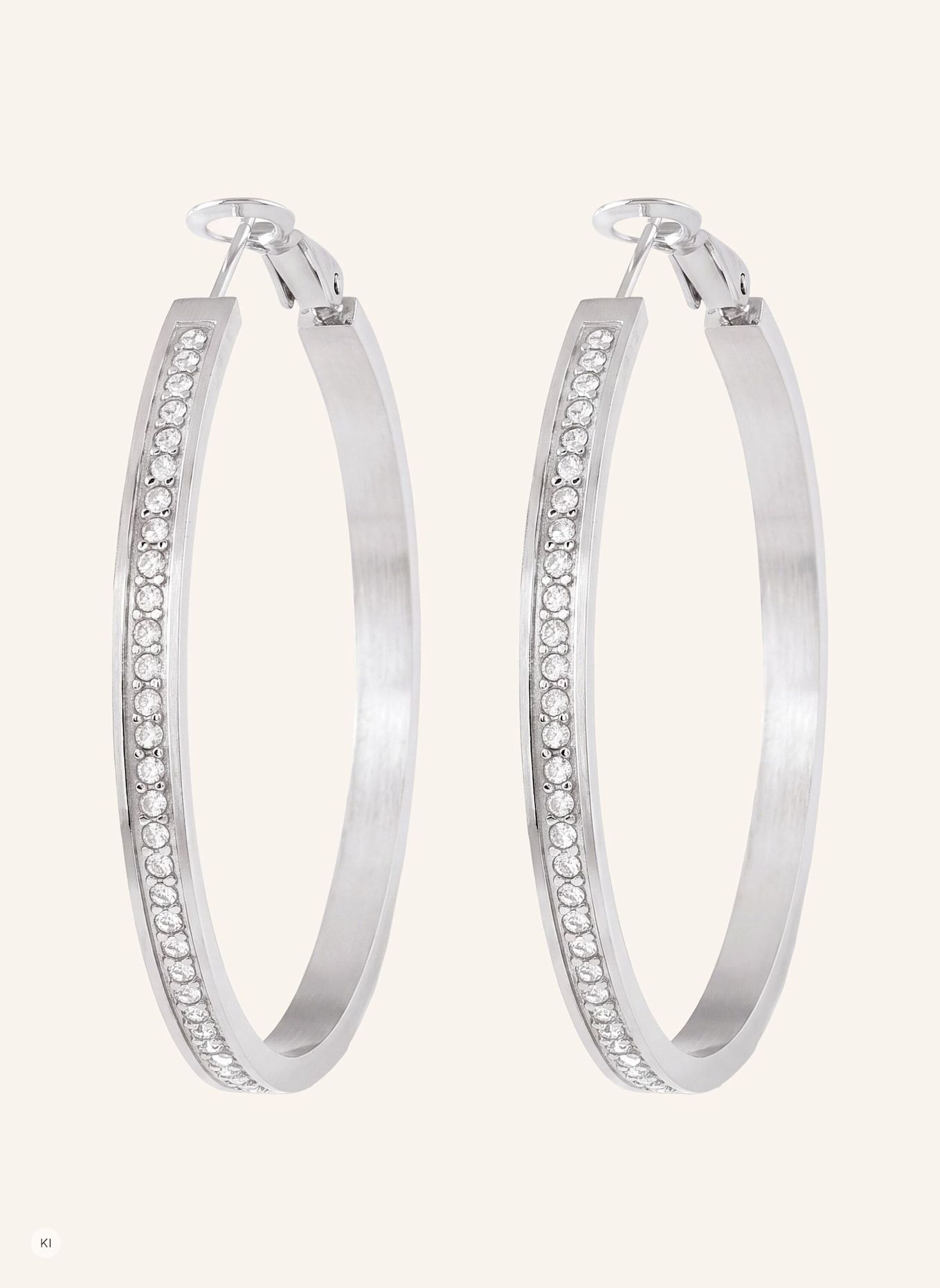 GUESS Creolen COLOR MY DAY: SILBER