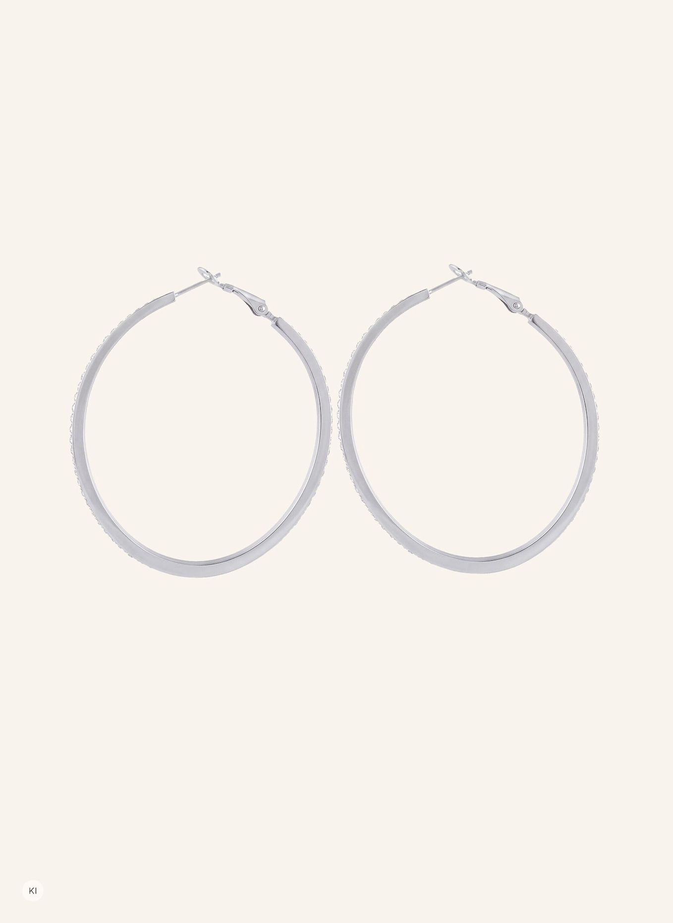 GUESS Creolen COLOR MY DAY: SILBER