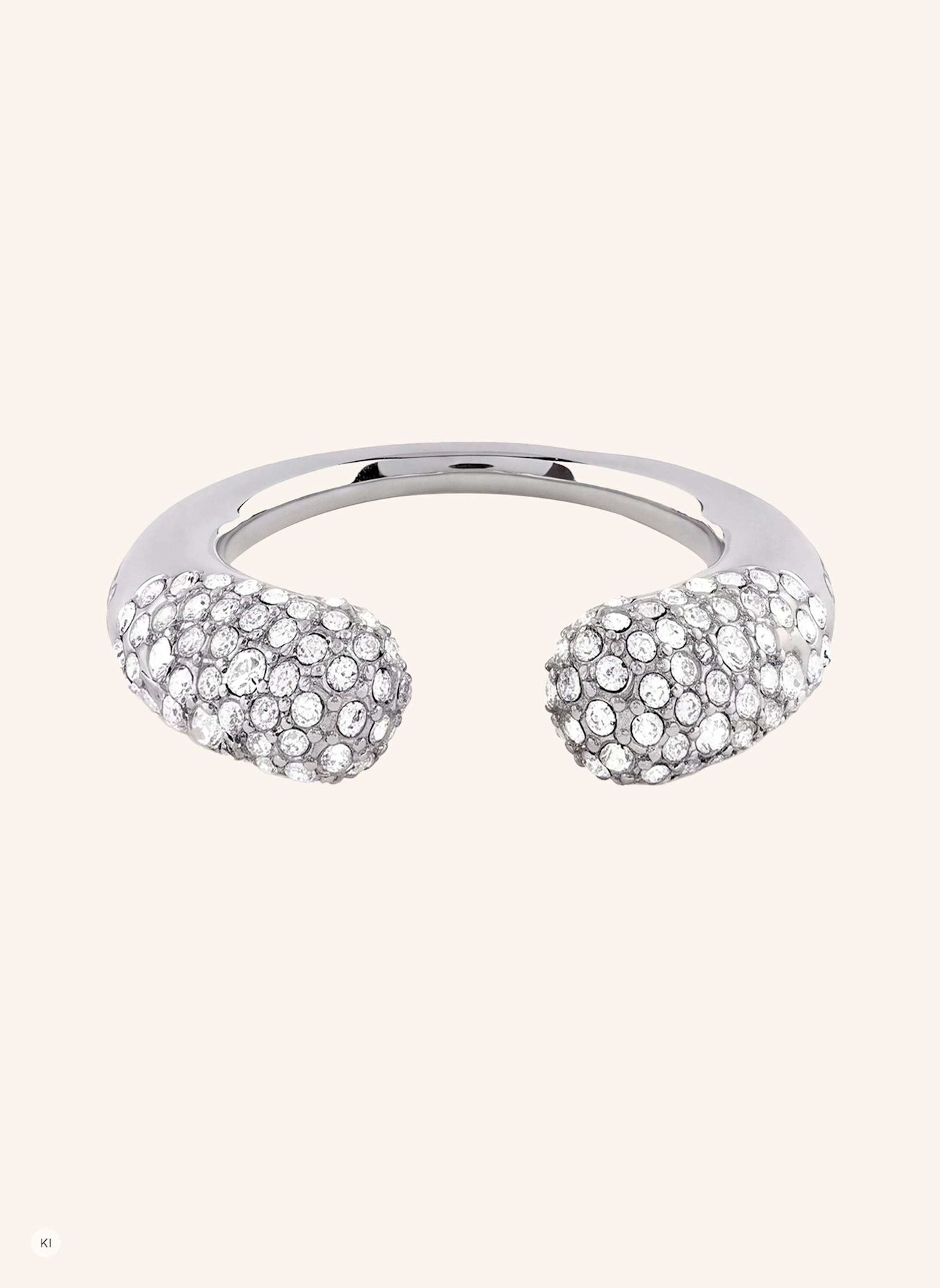 GUESS Ring MOON DROPS: SILBER