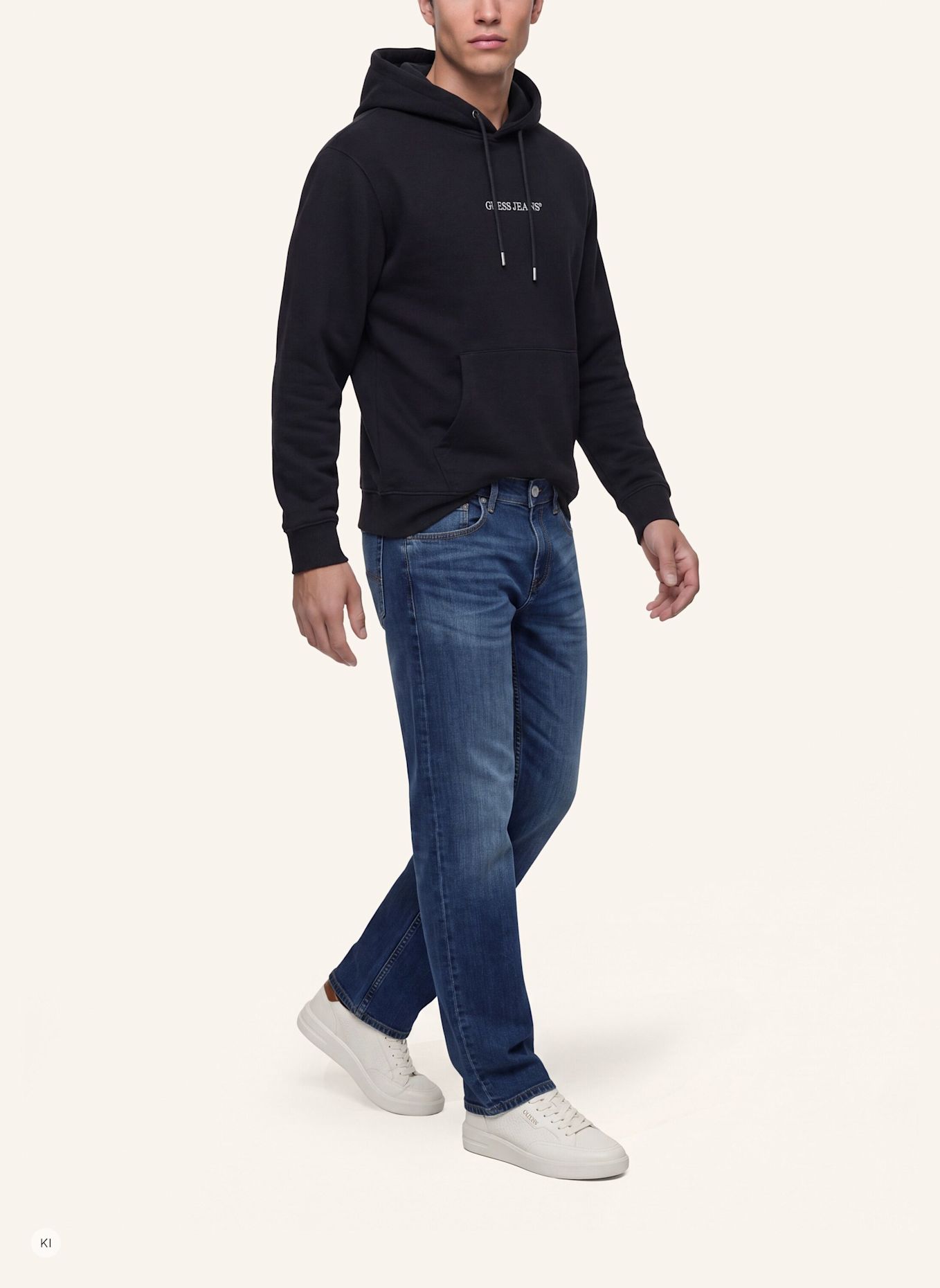 GUESS Wide Leg DAMON: BLAU