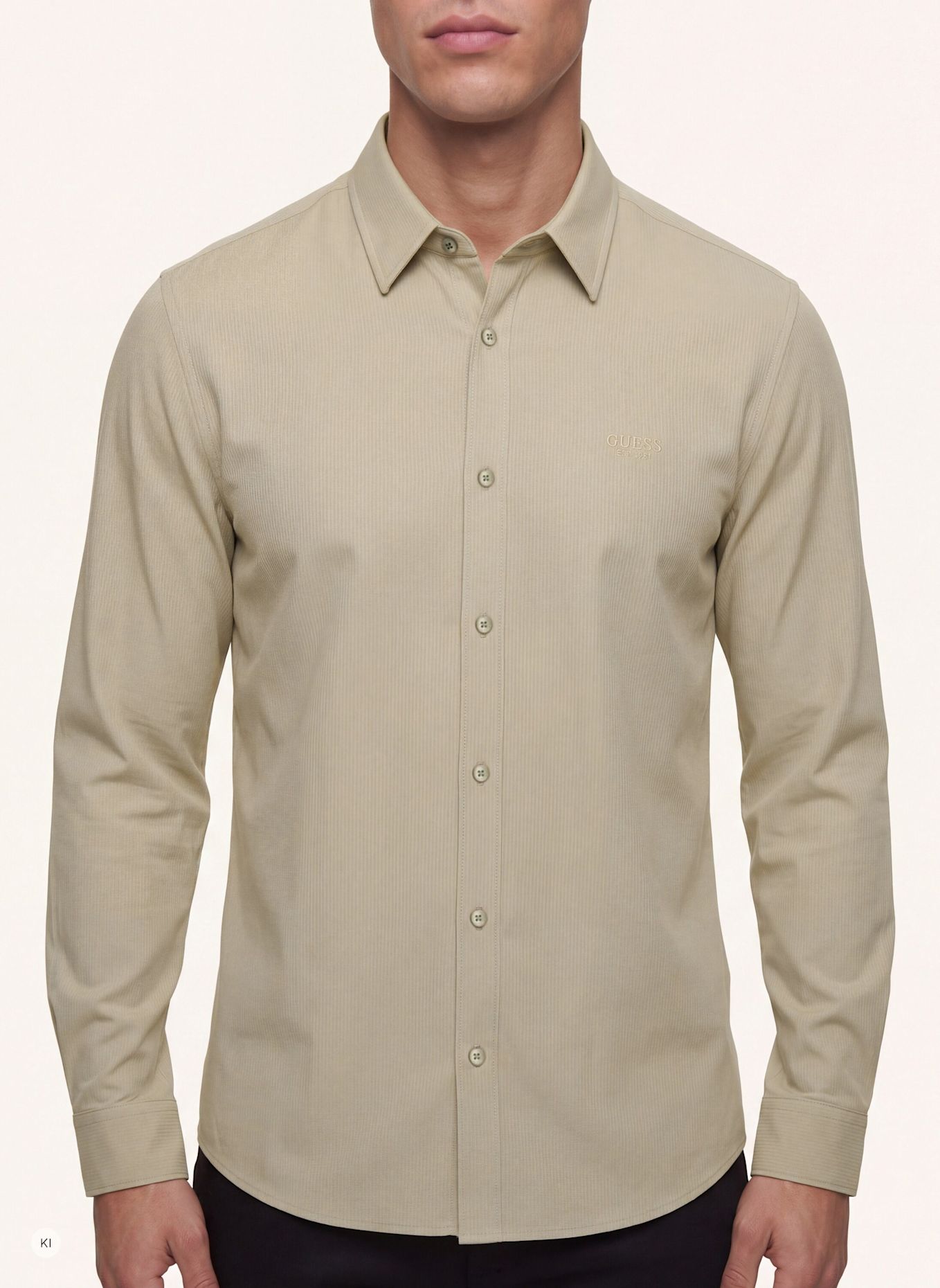 GUESS Freizeithemd: BEIGE