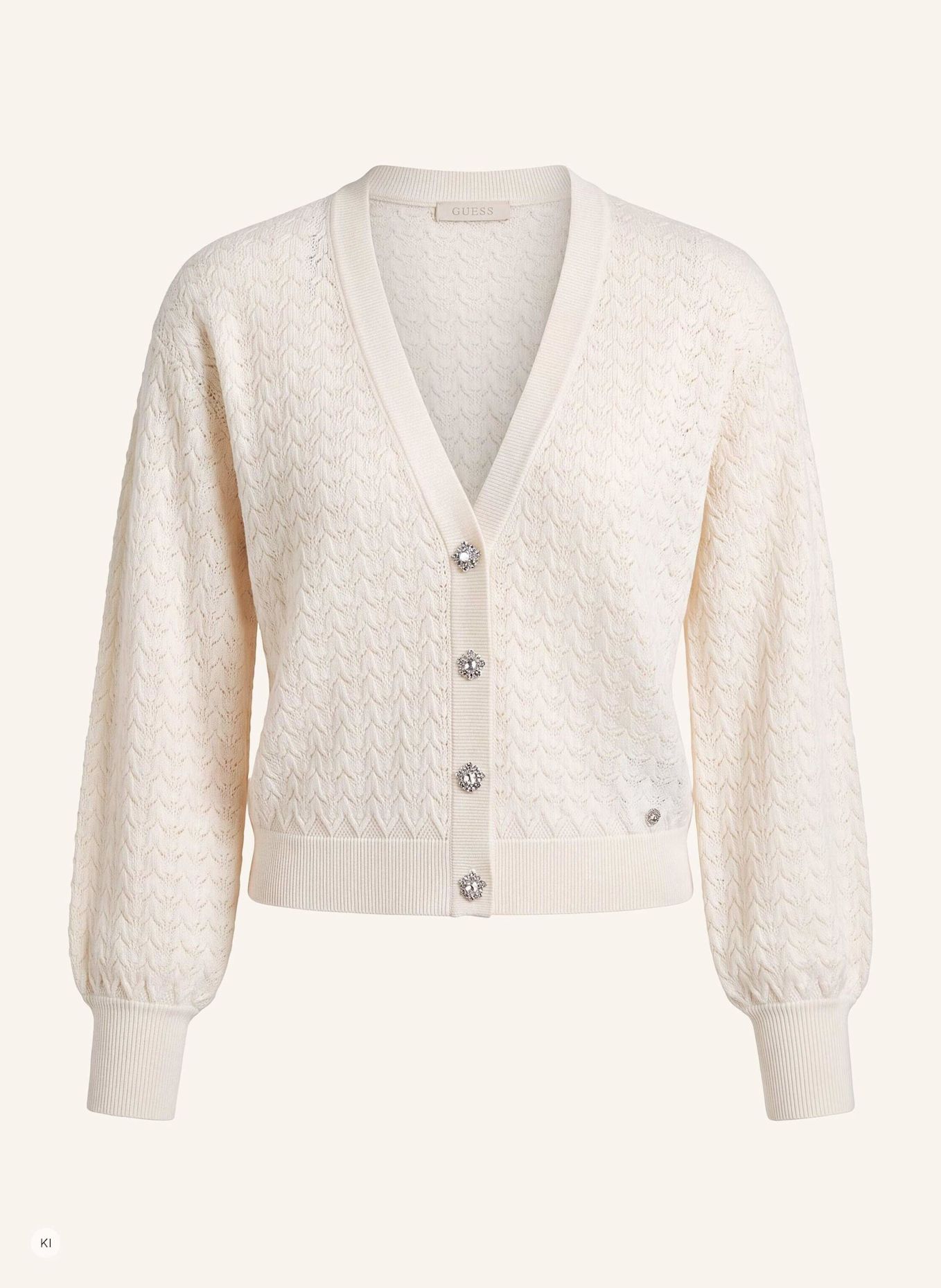 GUESS Strickjacken Cardigan: CREME