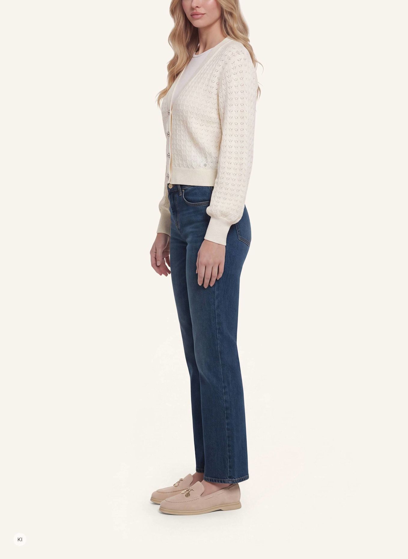 GUESS Strickjacken Cardigan: CREME