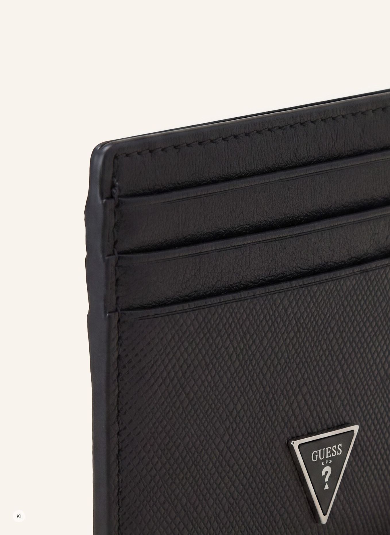 GUESS Karten- Und Ausweisetui MILANO: SCHWARZ