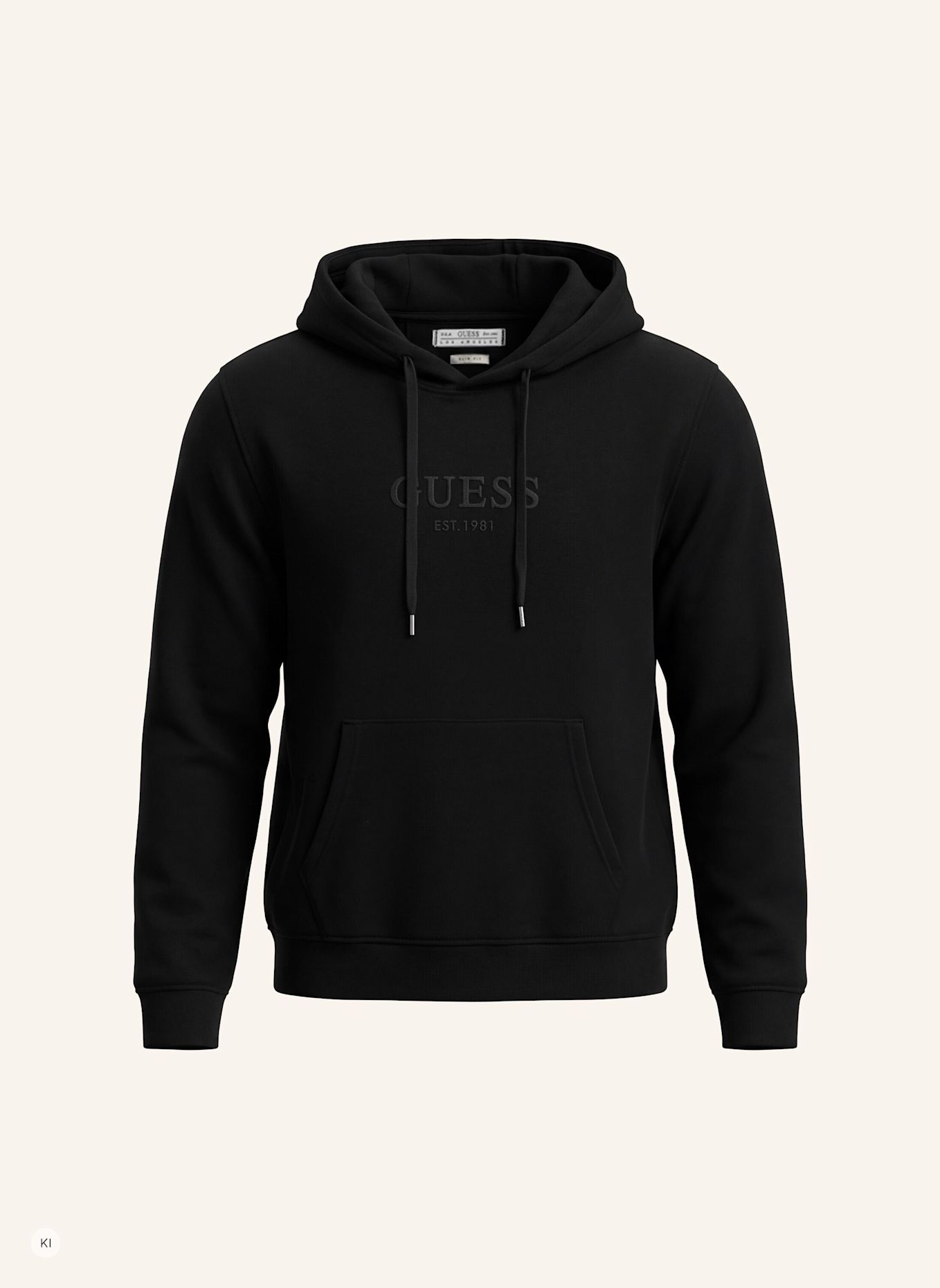 GUESS Sweatshirt: SCHWARZ