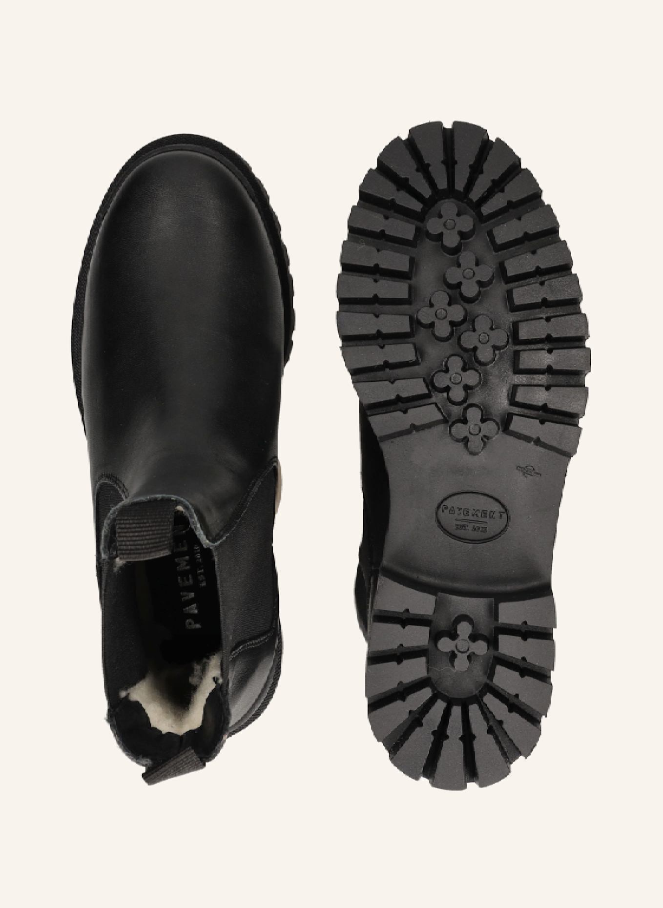 PAVEMENT Stiefelette: SCHWARZ