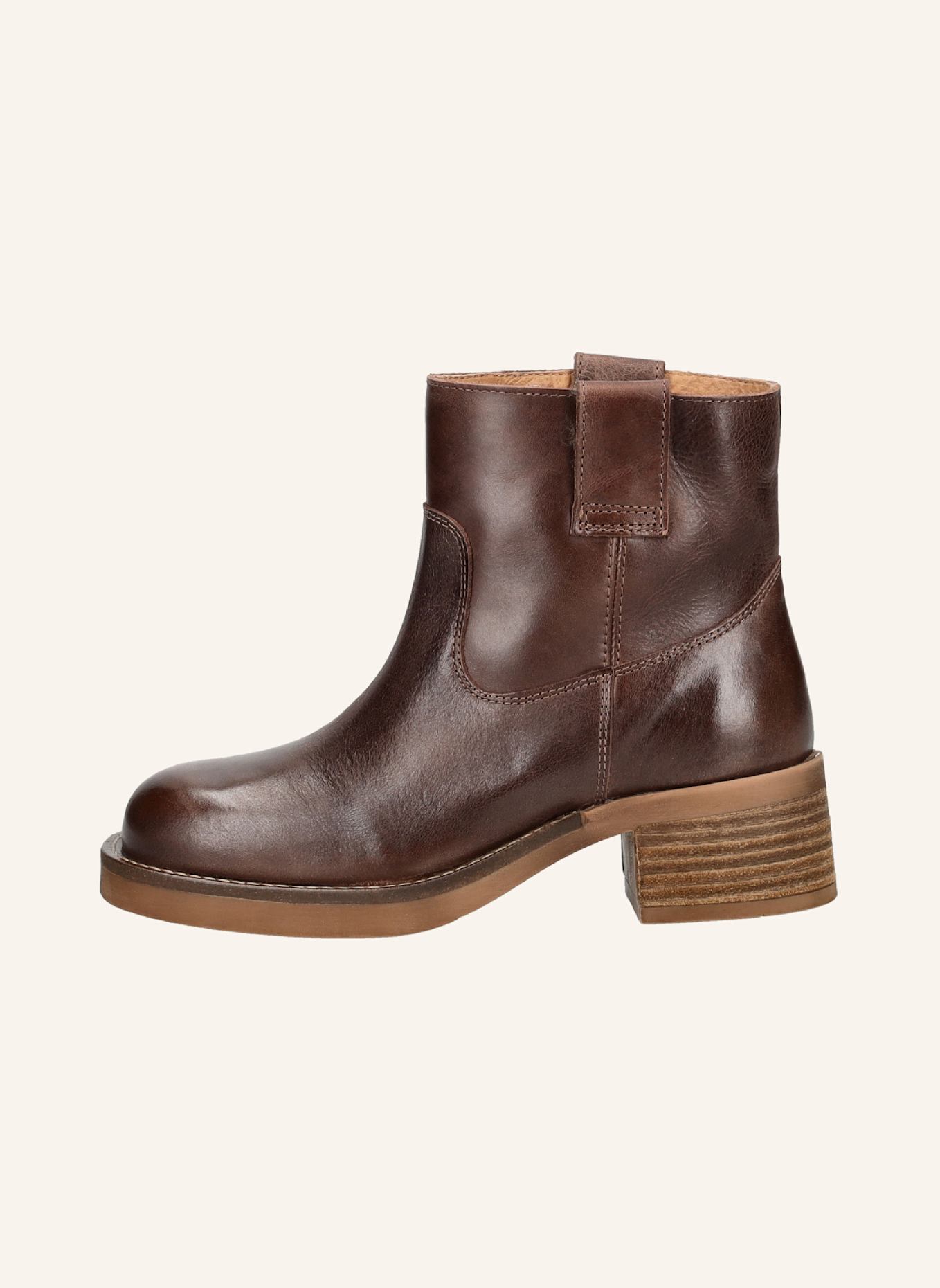 PAVEMENT Enkellaarsjes JENNY VINTAGE: BRUIN