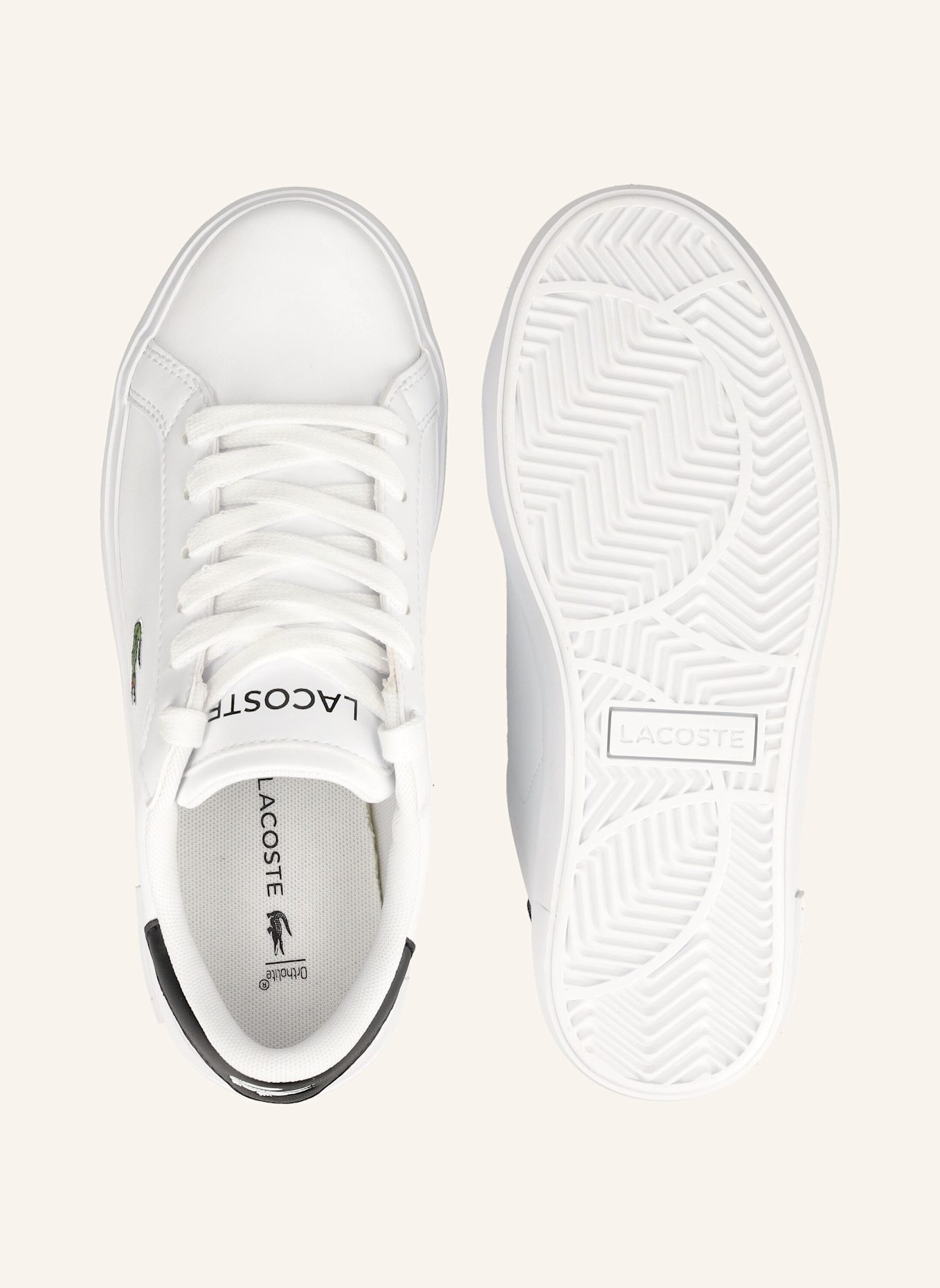 LACOSTE Sneaker POWERCOURT: WEISS