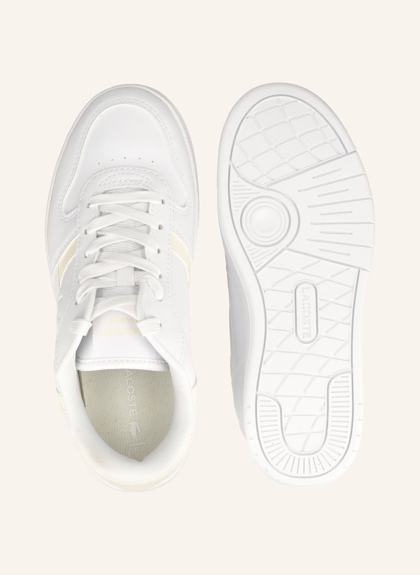 LACOSTE Sneaker T-CLIP SET: WEISS