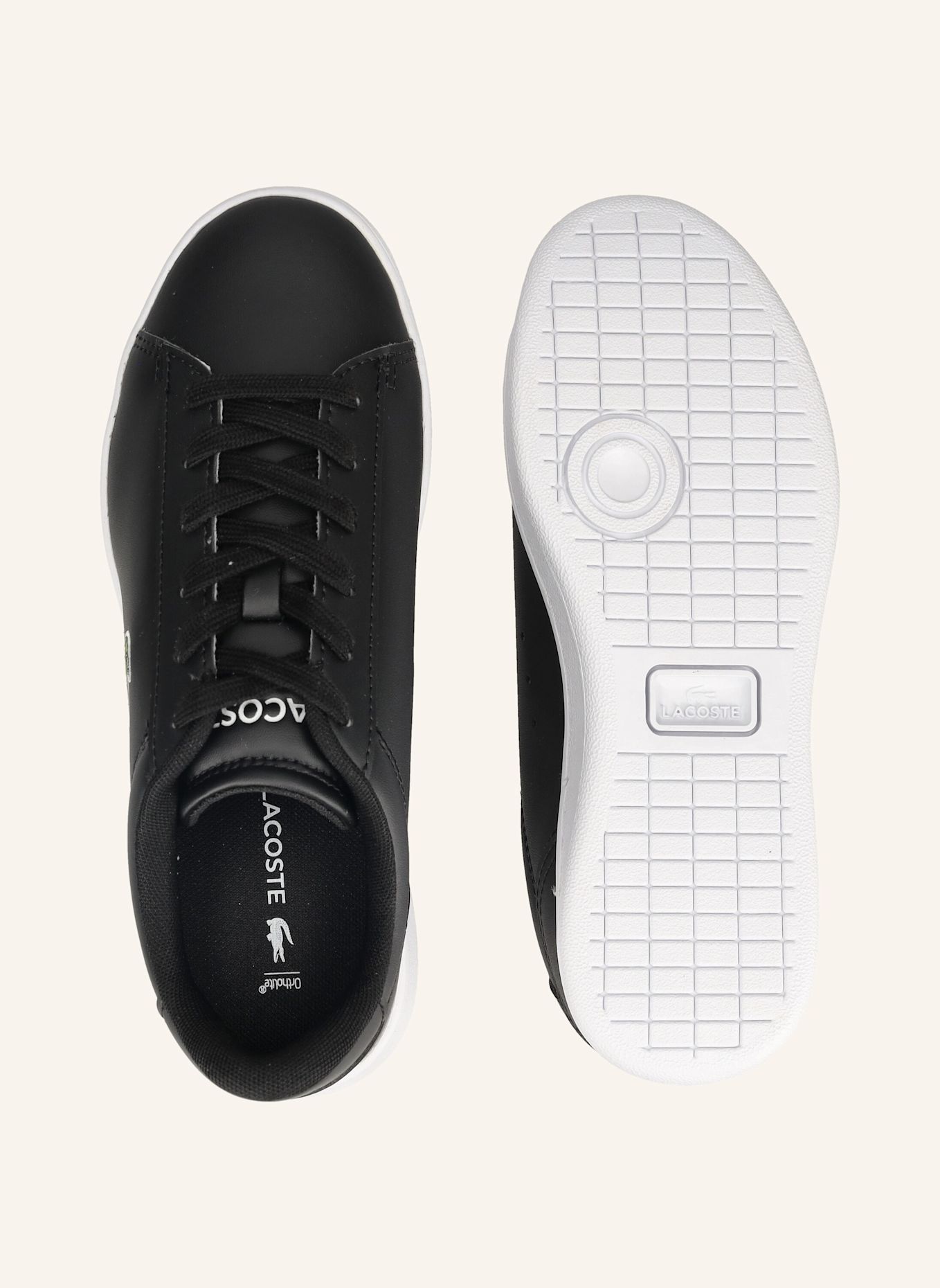 LACOSTE Sneaker CARNABY: SCHWARZ