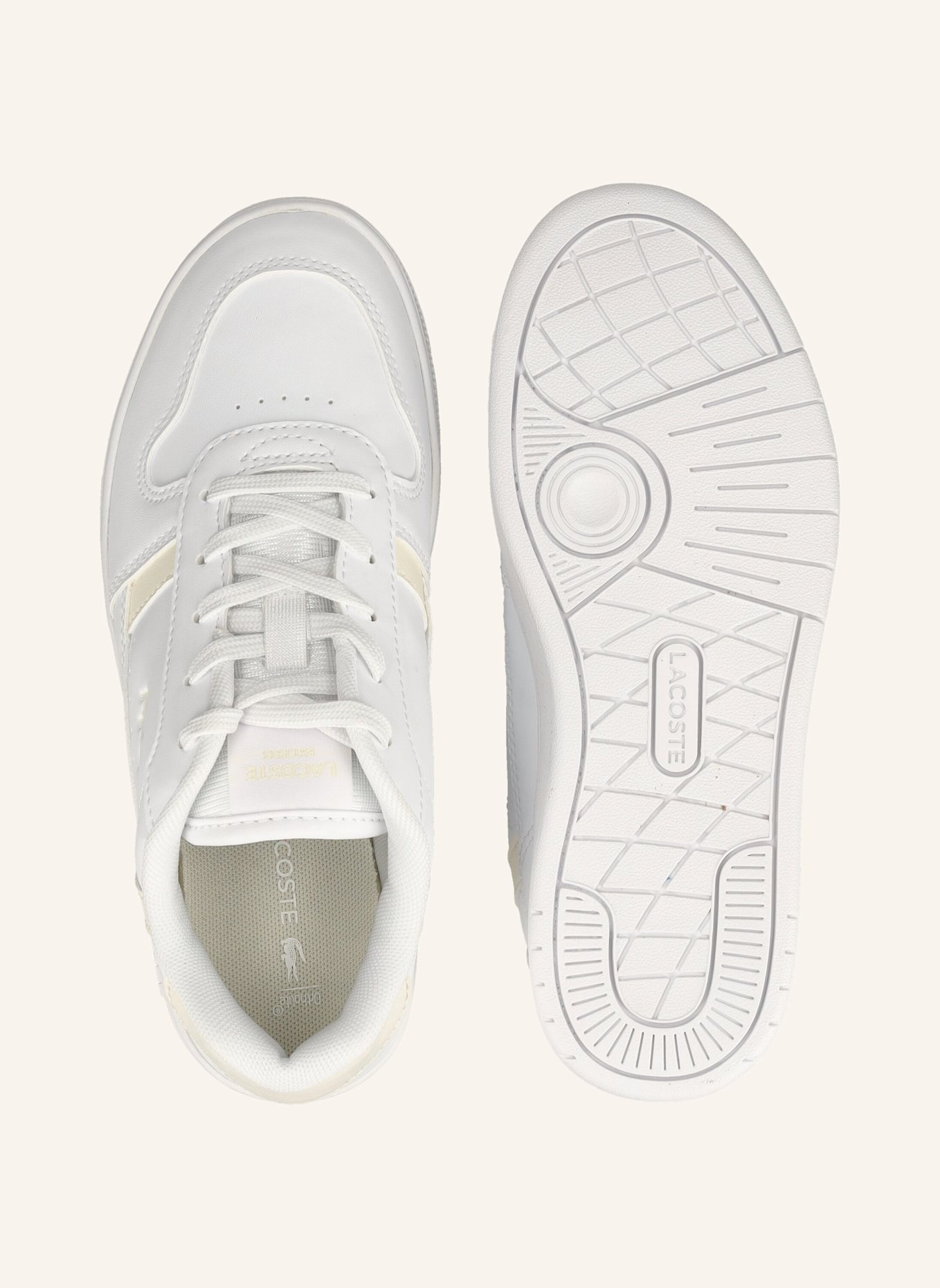 LACOSTE Sneaker T-CLIP SET: WEISS
