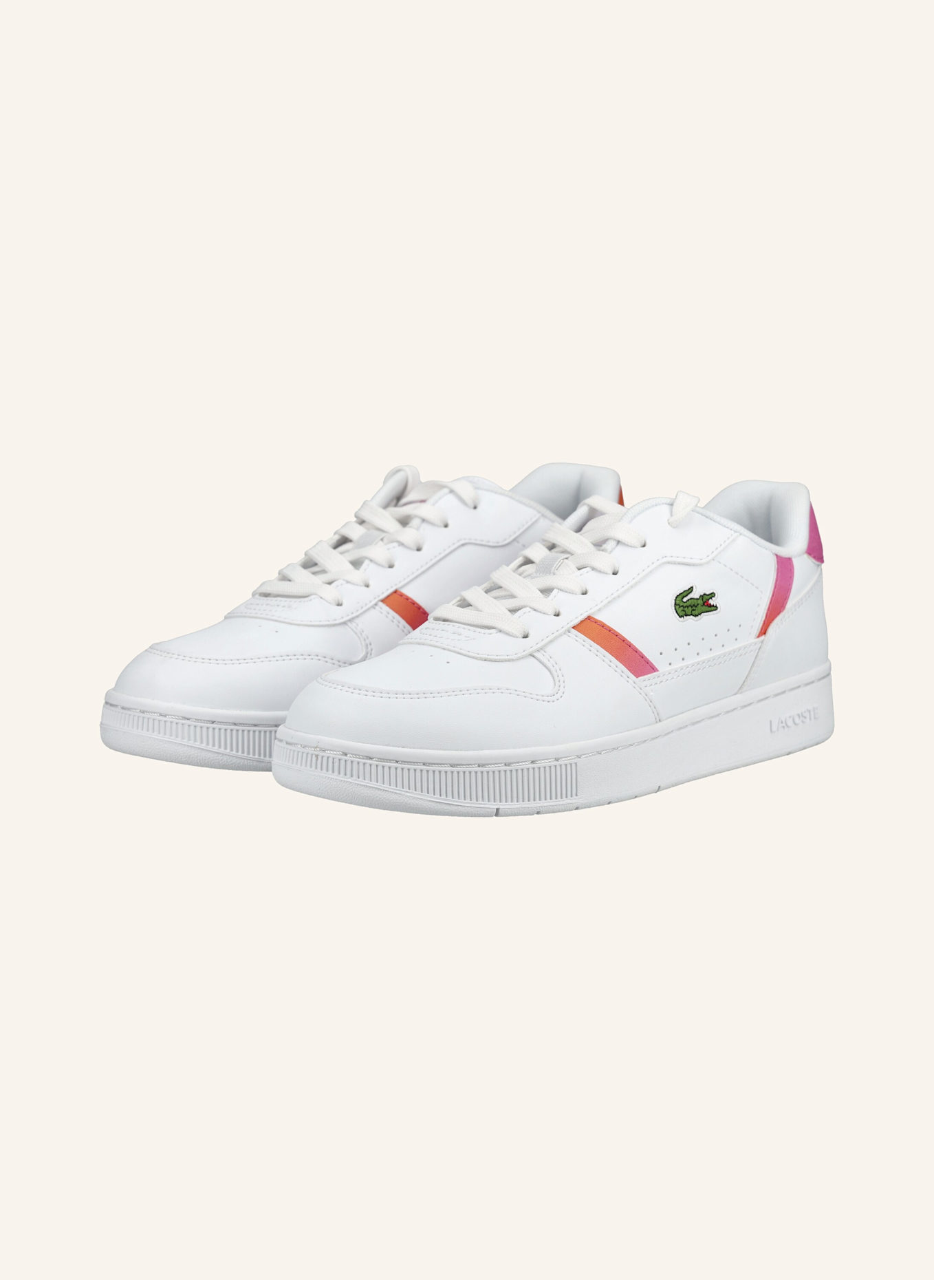 LACOSTE Sneaker T-CLIP SET: WEISS