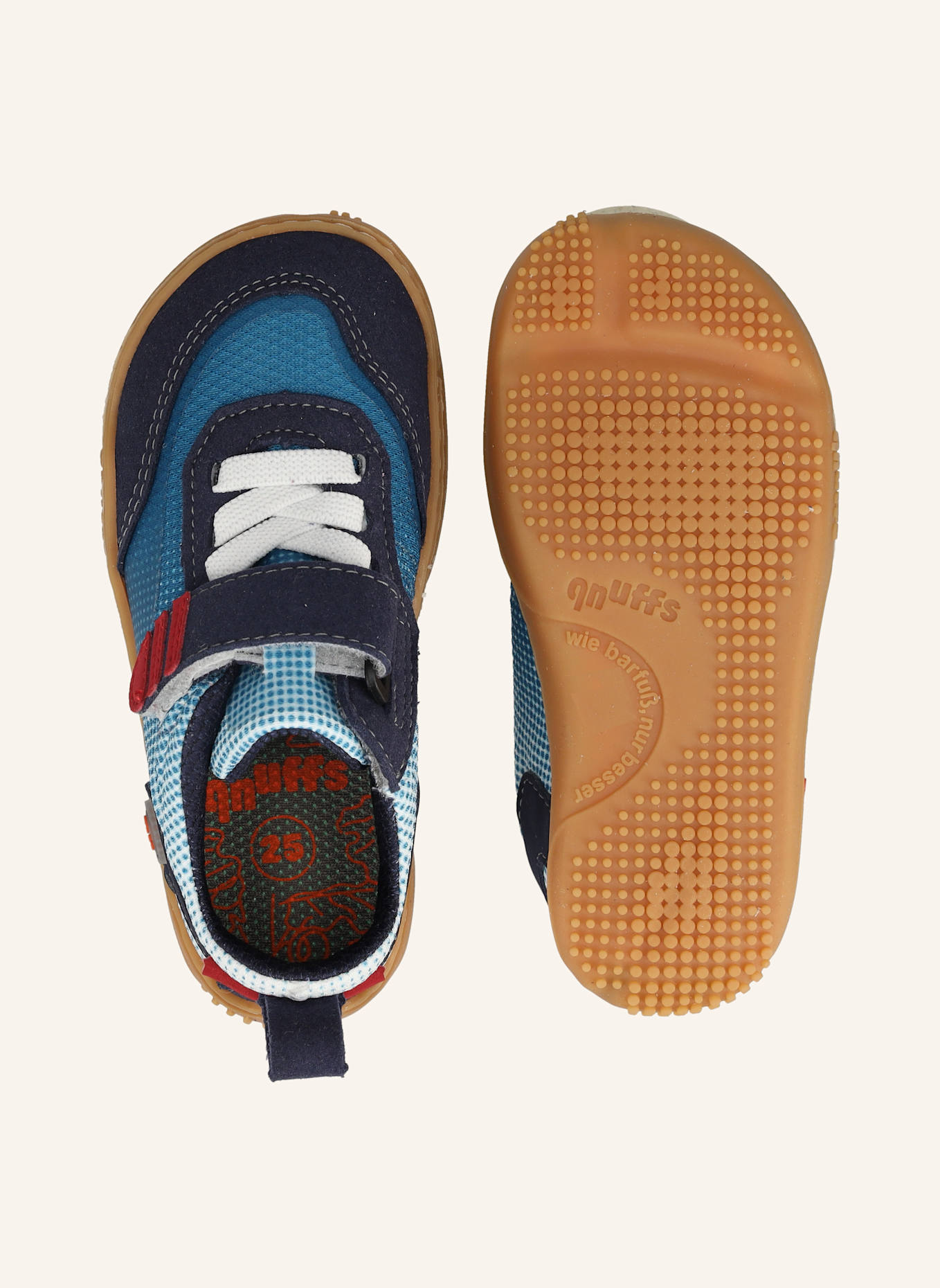 qnuffs Halbschuhe FICHTE: BLAU