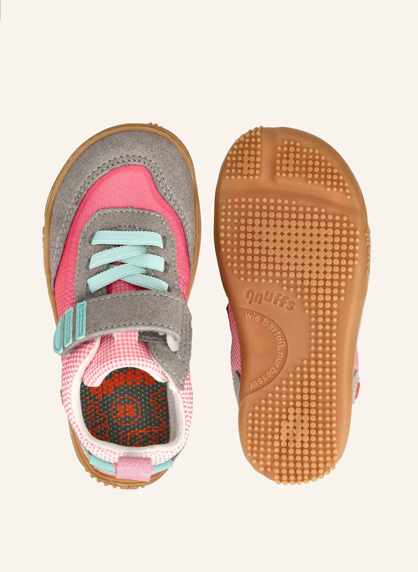 qnuffs Halbschuhe FICHTE: ROSA