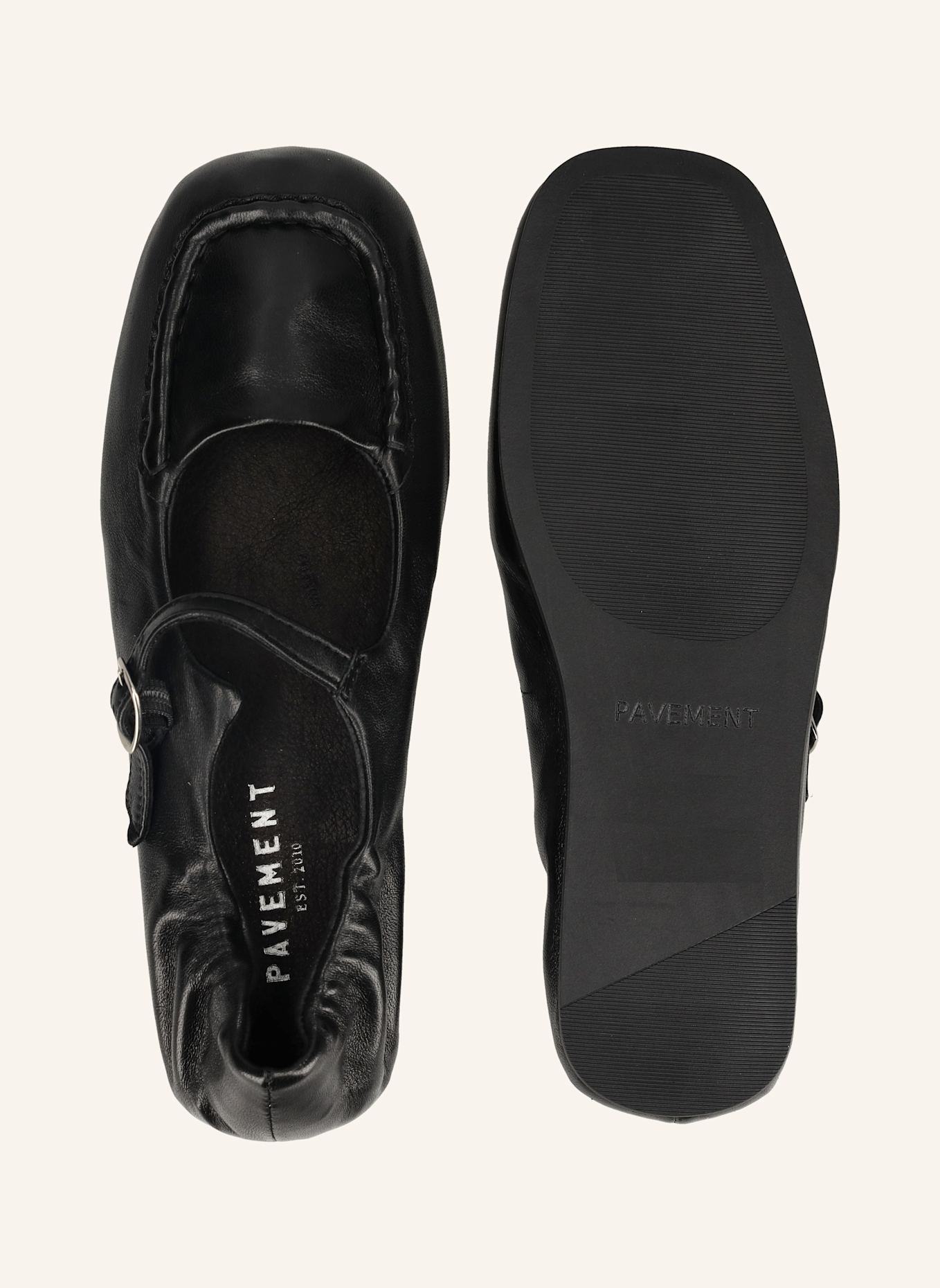 PAVEMENT Ballerinas: SCHWARZ