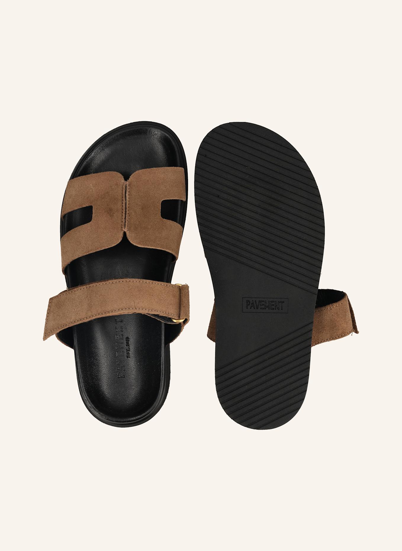 PAVEMENT Pantoletten MARU SUEDE: BEIGE