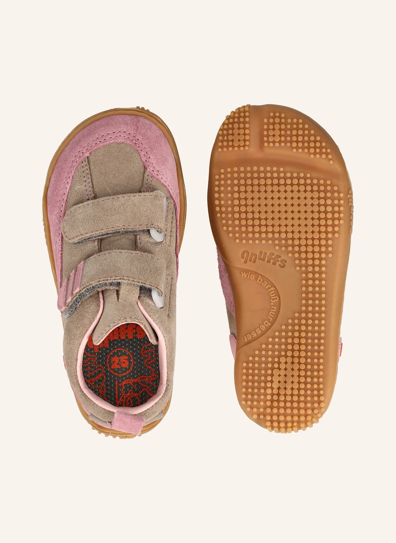 qnuffs Halbschuhe AHORN: GRAU