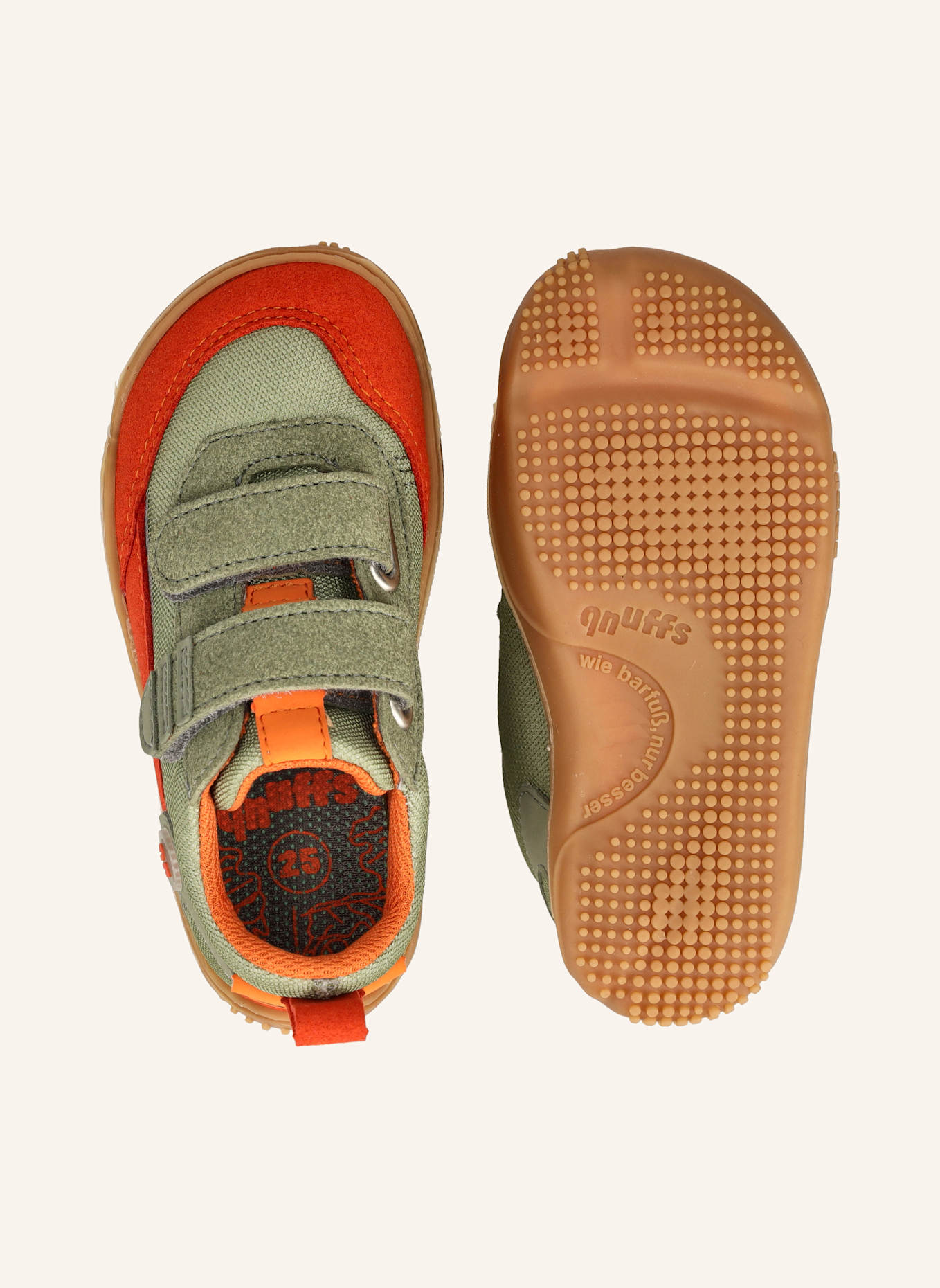 qnuffs Halbschuhe ERLE: GRAU