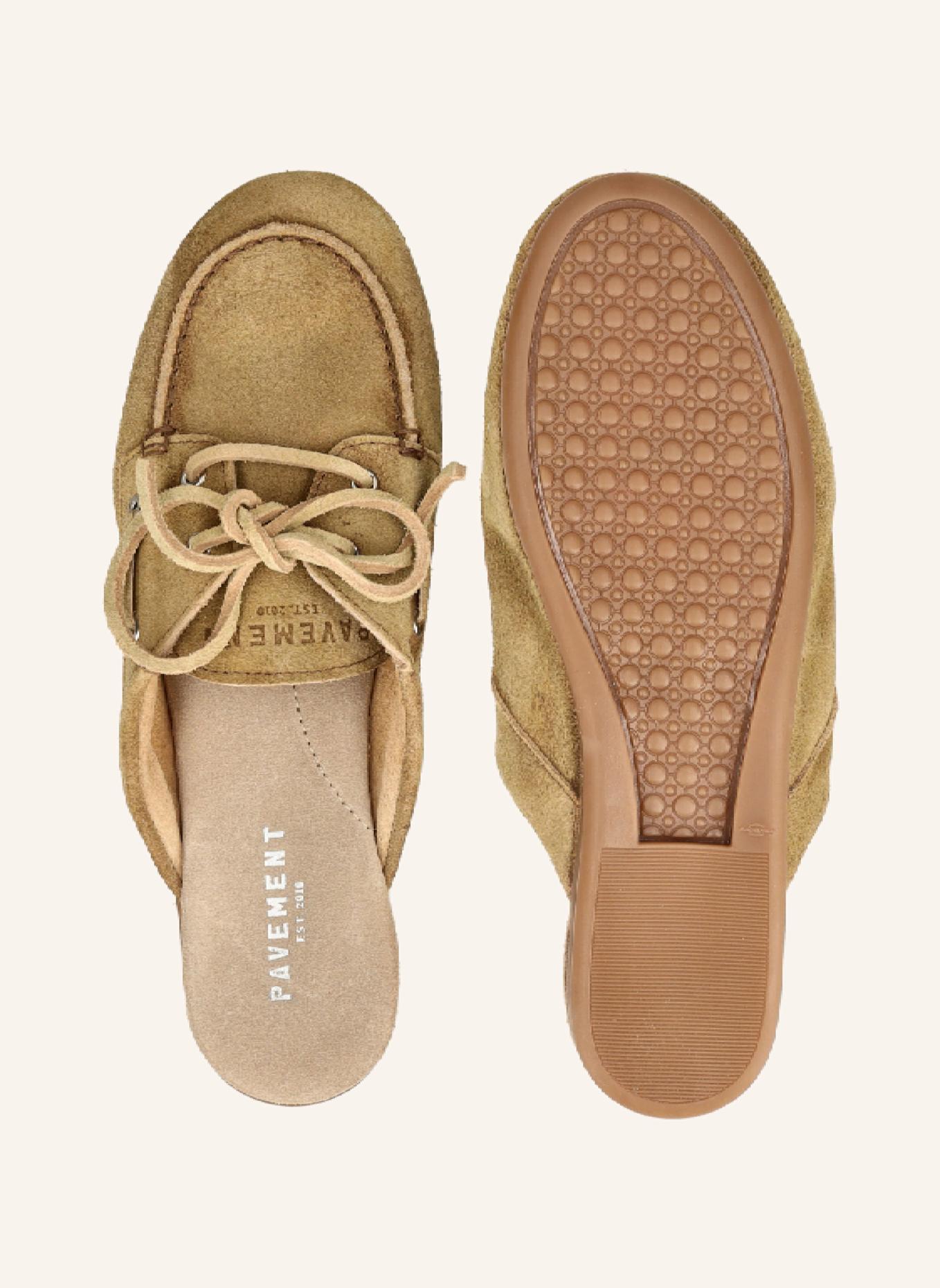 PAVEMENT Pantoletten YASMA: BRAUN