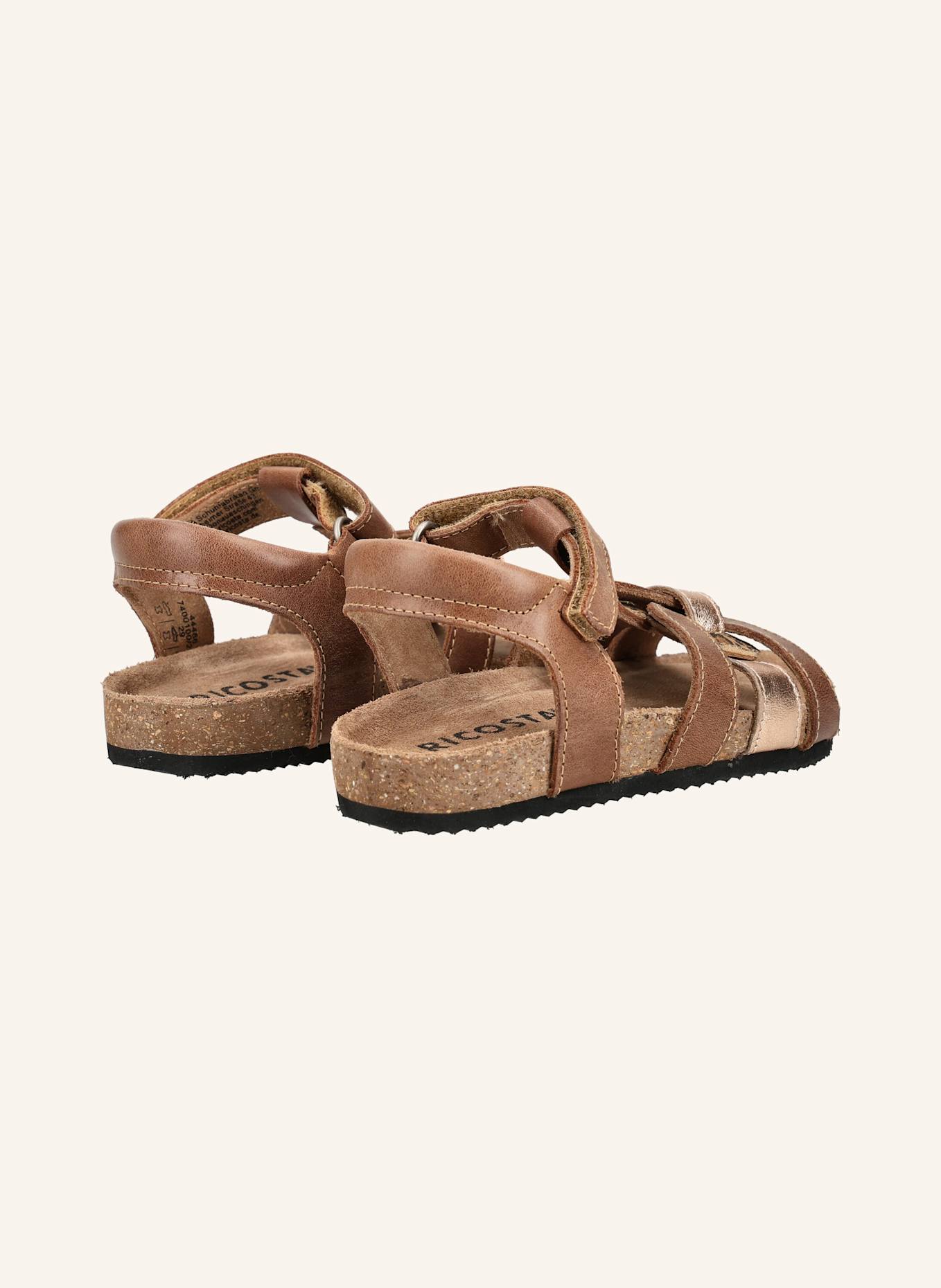 RICOSTA Sandalen BRITTA: BRAUN