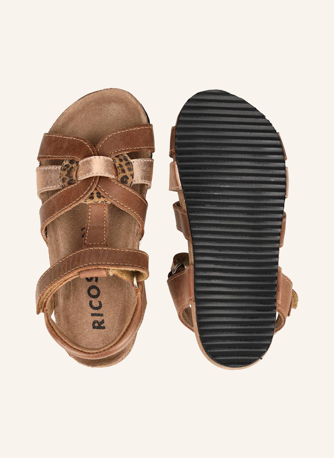 RICOSTA Sandalen BRITTA: BRAUN
