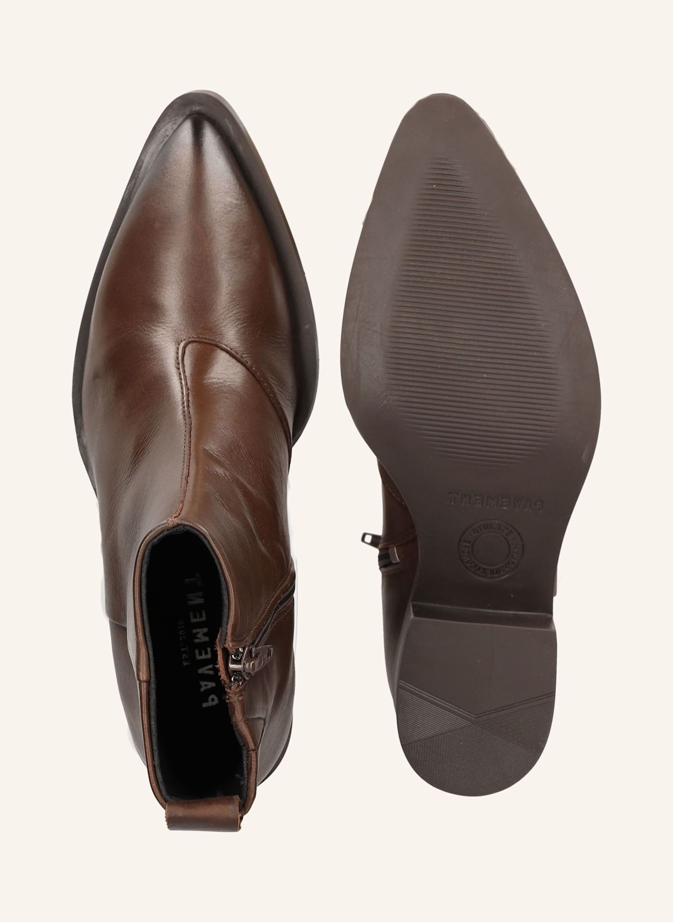 PAVEMENT Stiefelette ELVA: BRAUN