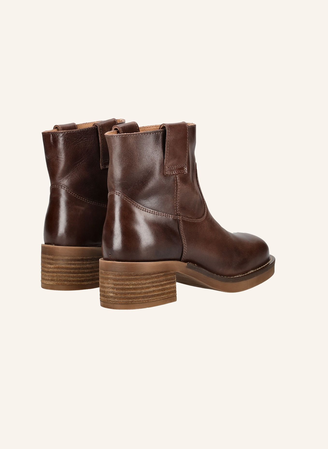 PAVEMENT Laarsjes JENNY VINTAGE: BRUIN