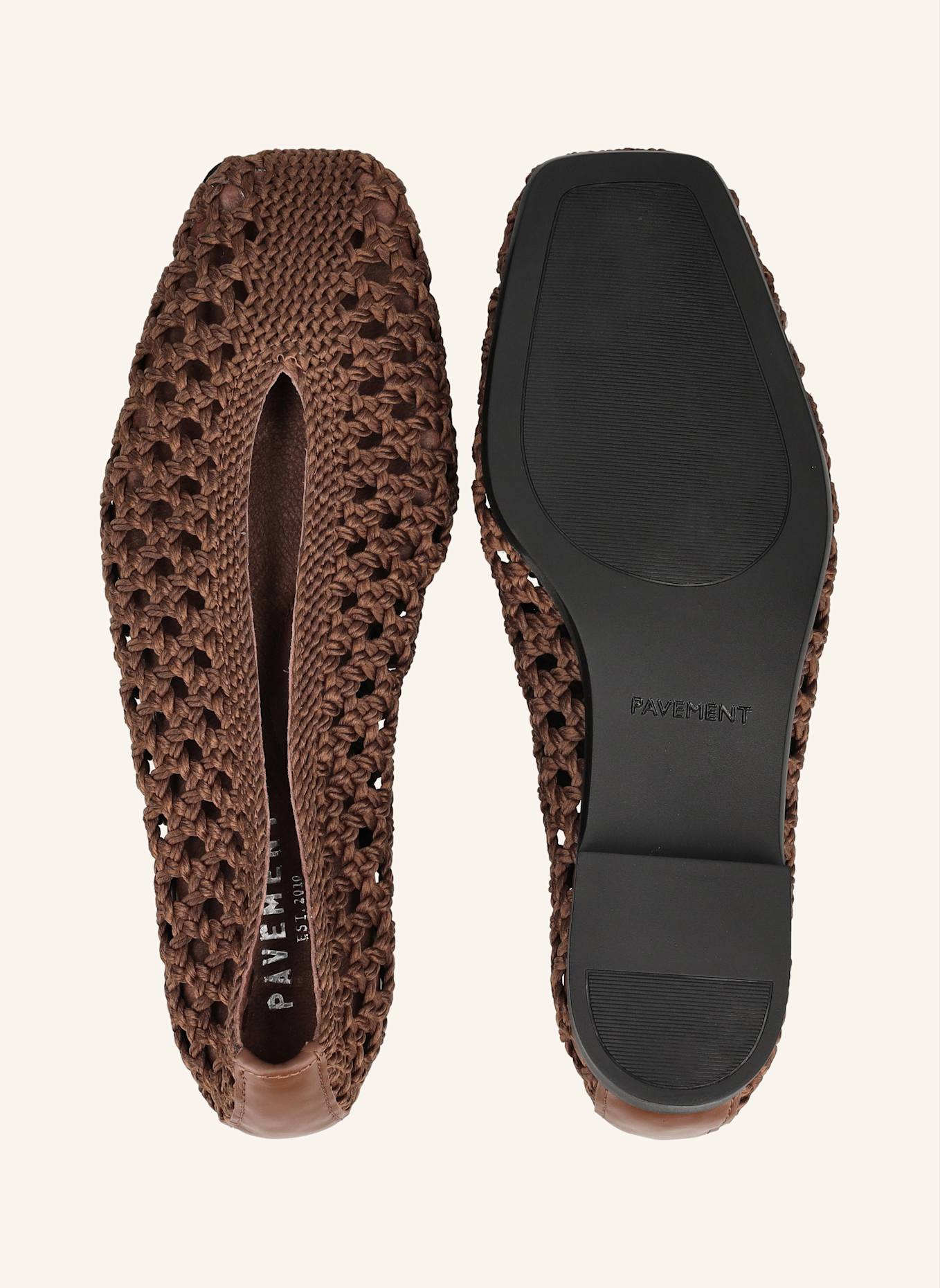 PAVEMENT Ballerinas LORINDA: BRAUN
